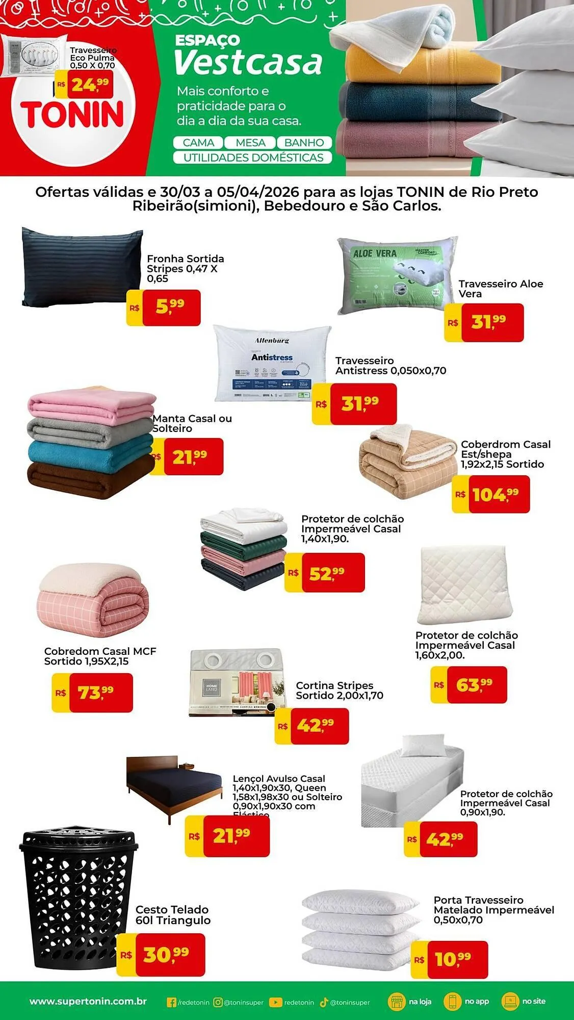 Encarte de Catálogo Tonin Superatacado 30 de março até 5 de abril 2026 - Pagina 1