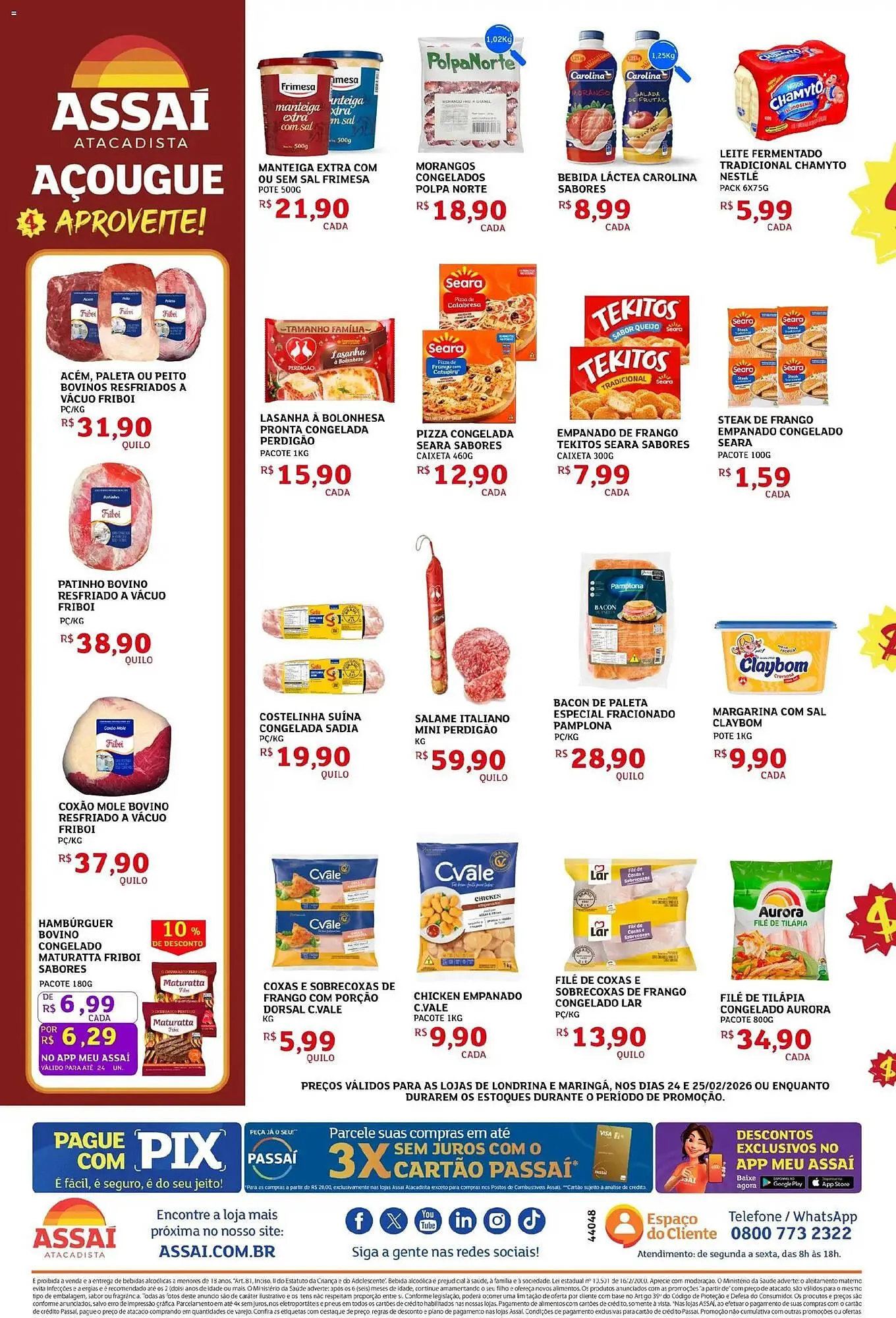 Encarte de Encarte Assaí Atacadista 24 de fevereiro até 25 de fevereiro 2026 - Pagina 2