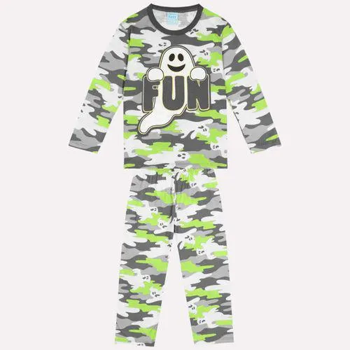 Pijama Brilha no Escuro Infantil Menino Kyly