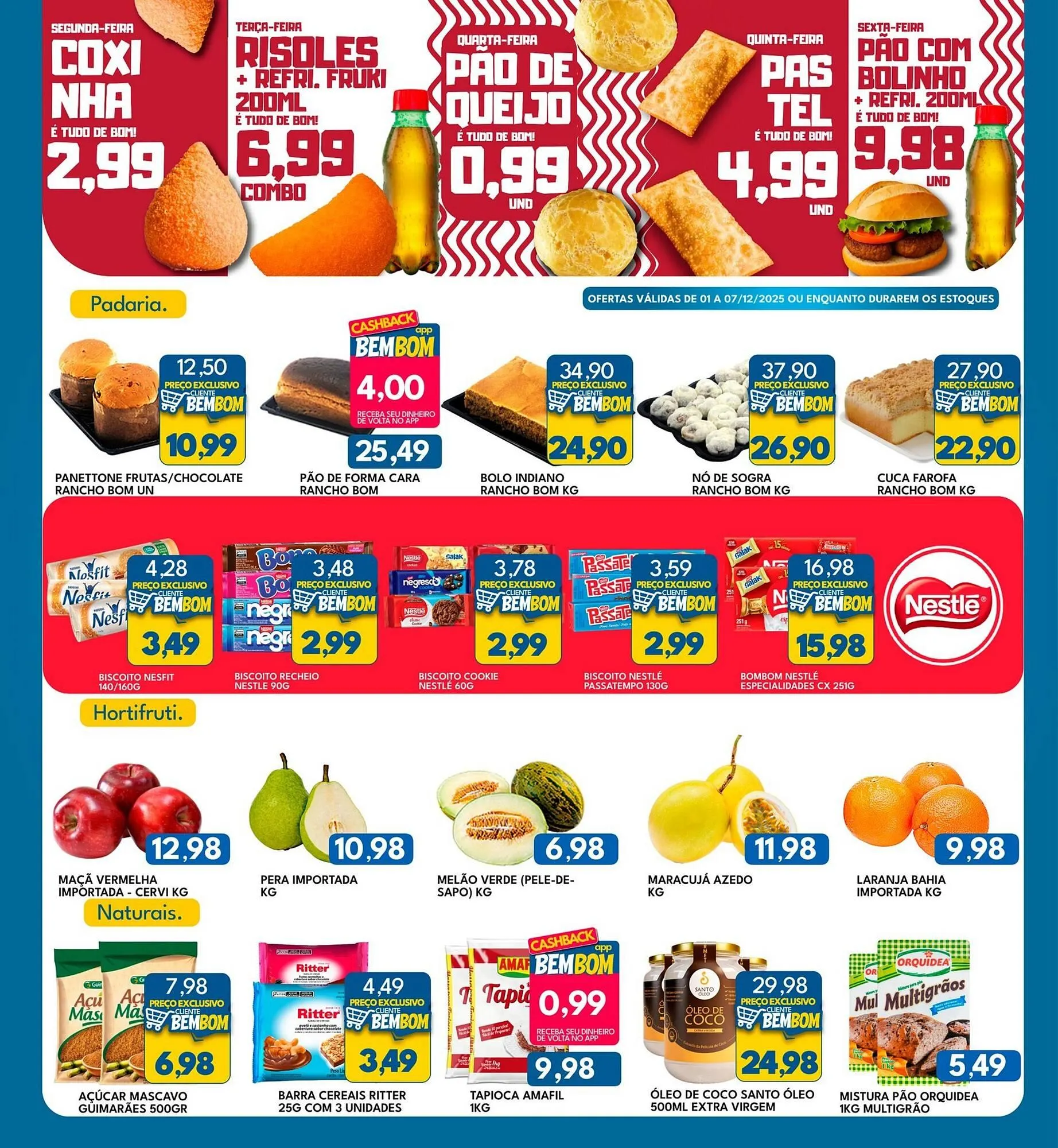 Encarte de Catálogo Rancho Bom Supermercados 1 de dezembro até 7 de dezembro 2025 - Pagina 4