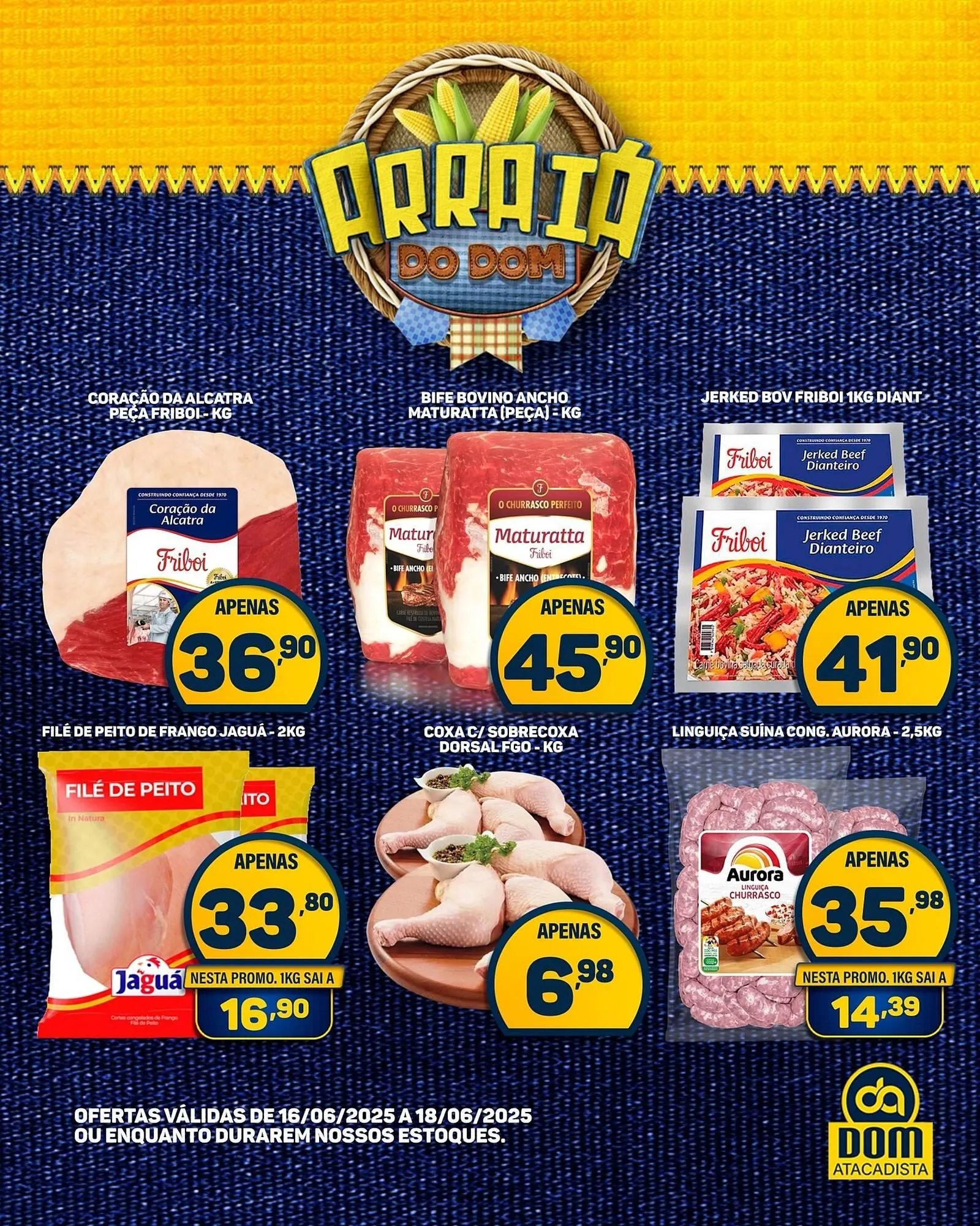 Encarte de Catálogo Dom Atacadista 16 de junho até 18 de junho 2025 - Pagina 1