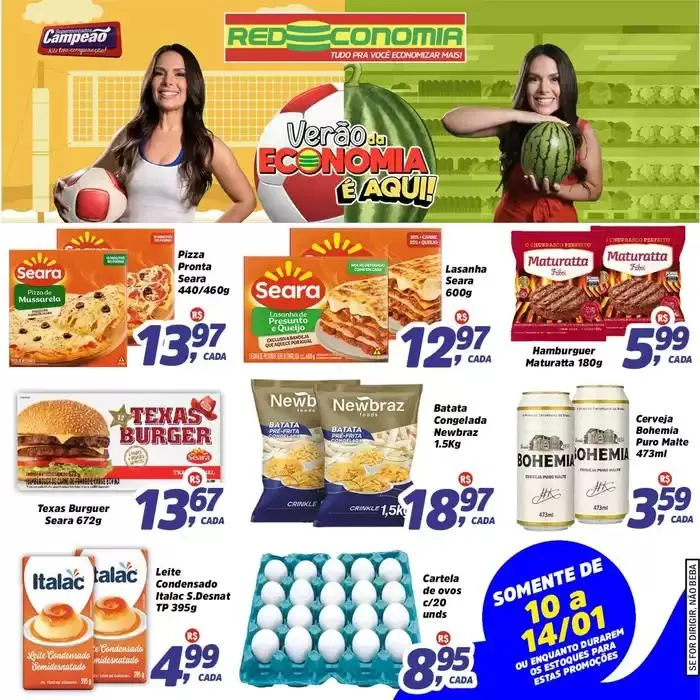 Encarte de Encarte Supermercados Campeão 10 de janeiro até 14 de janeiro 2025 - Pagina 1