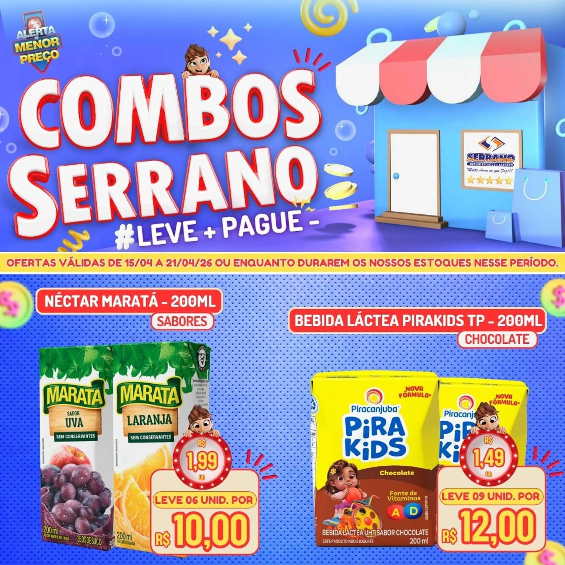 Encarte de Catálogo Serrano Supermercado 15 de abril até 21 de abril 2026 - Pagina 4