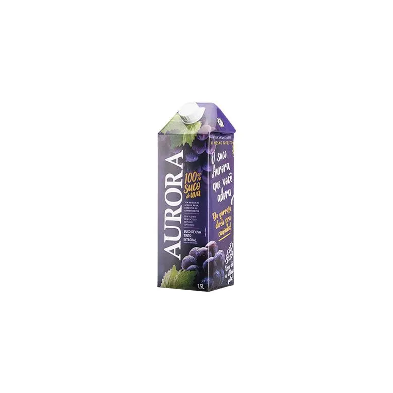 Suco Aurora Integral Uva TP 1,5lt