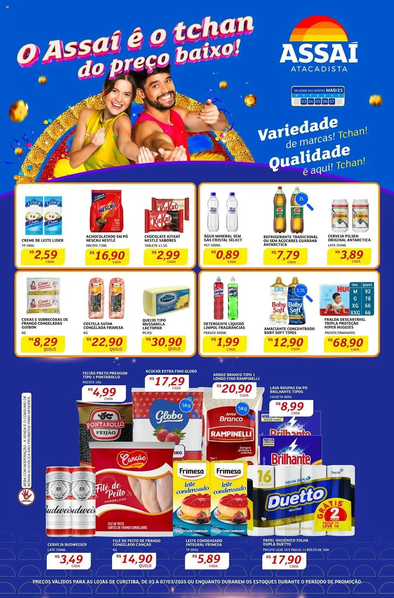 Encarte de Catálogo Assaí Atacadista 3 de março até 7 de março 2025 - Pagina 1