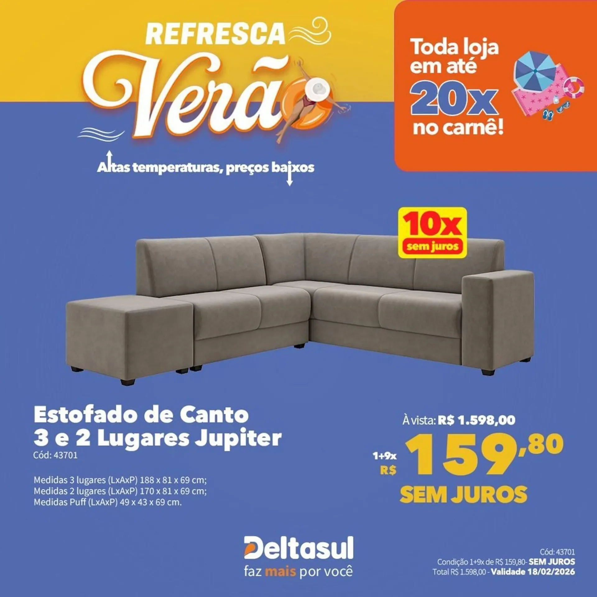 Encarte de Folheto Deltasul 6 de fevereiro até 18 de fevereiro 2026 - Pagina 2