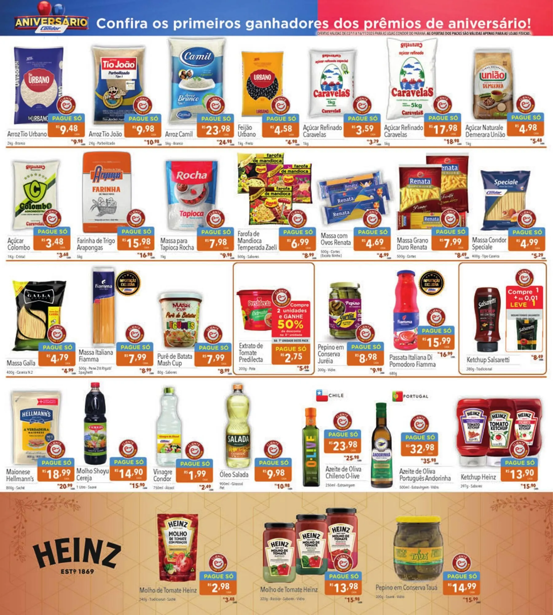 Encarte de Catálogo Supermercados Condor 3 de novembro até 16 de novembro 2025 - Pagina 4