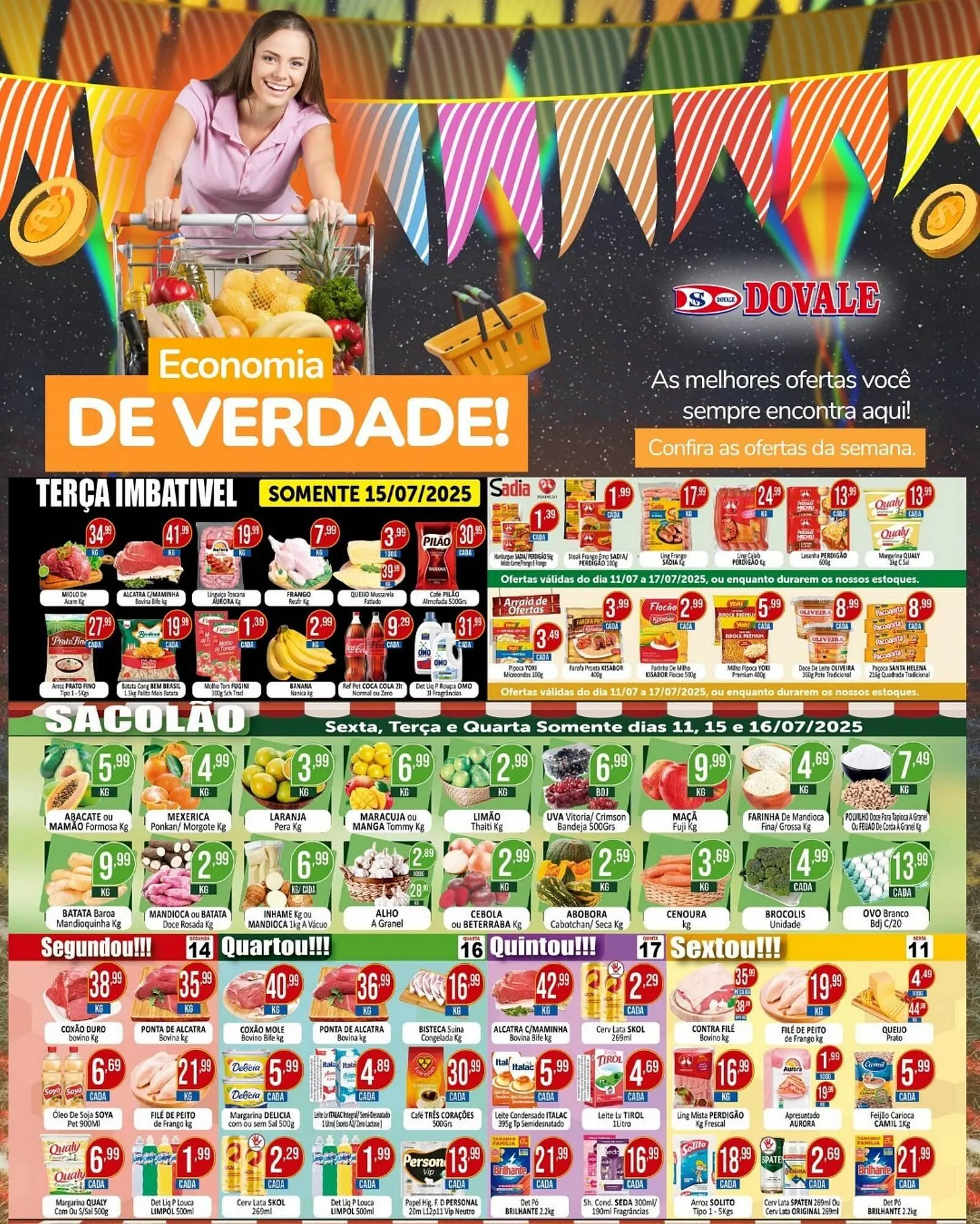 Encarte de Catálogo Dovale 11 de julho até 17 de julho 2025 - Pagina 1