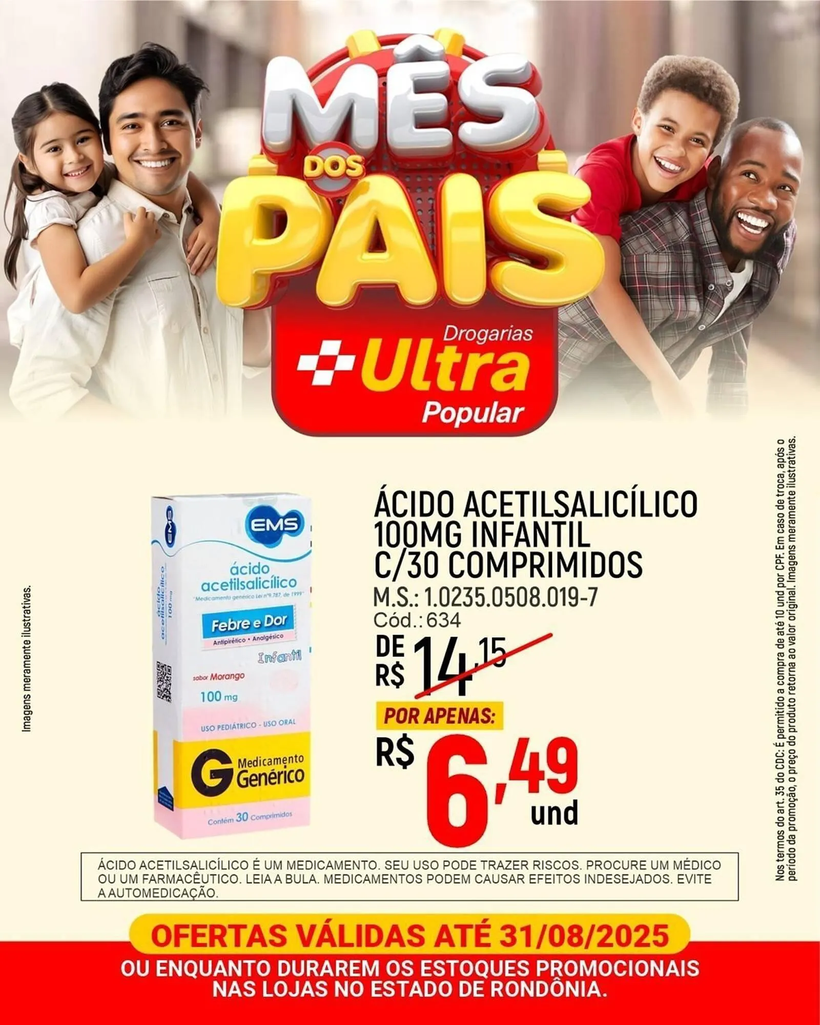 Encarte de Catálogo Drogarias Ultra Popular 1 de agosto até 31 de agosto 2025 - Pagina 8