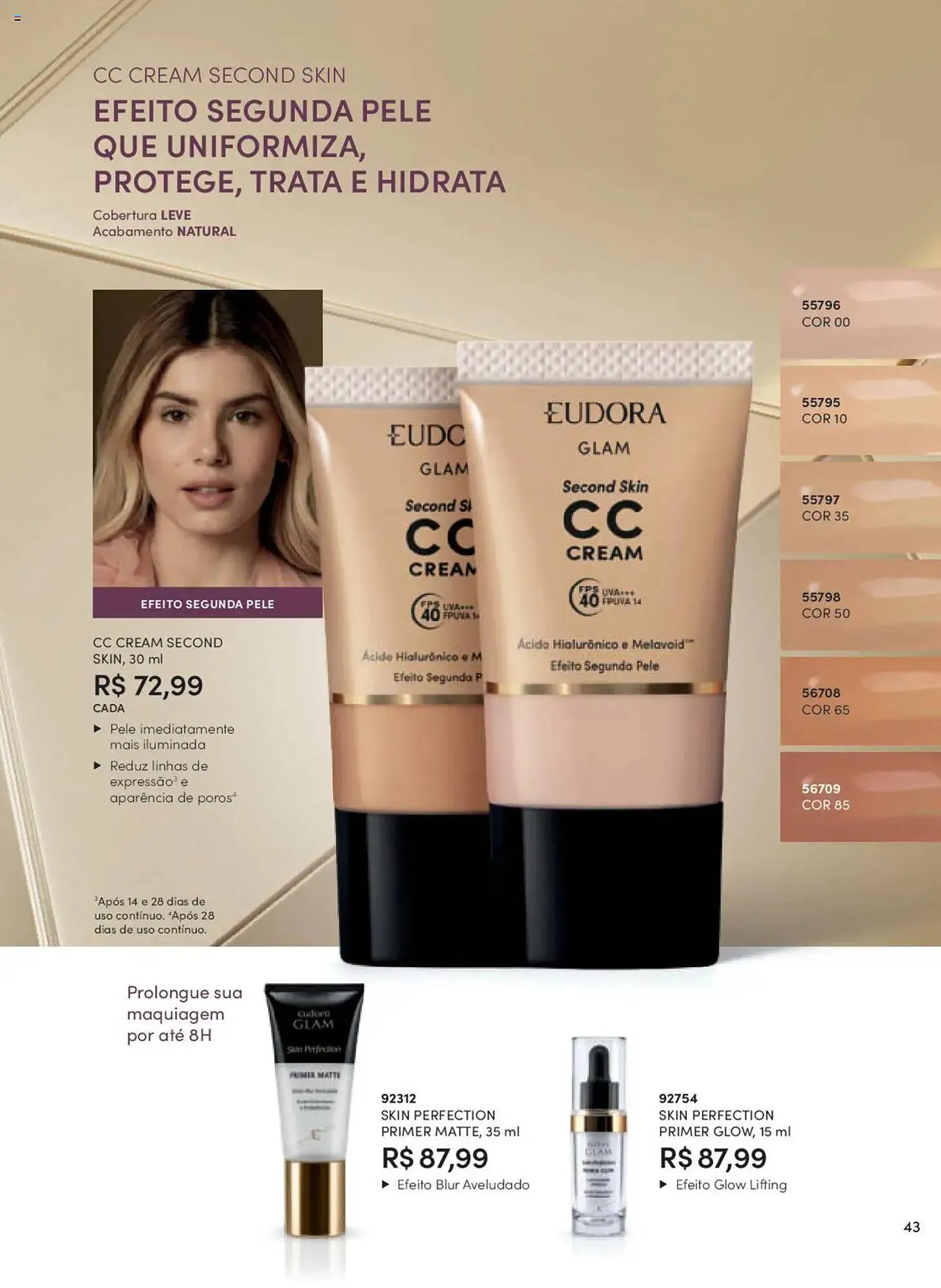 Encarte de Catálogo Eudora 8 de setembro até 3 de outubro 2025 - Pagina 43