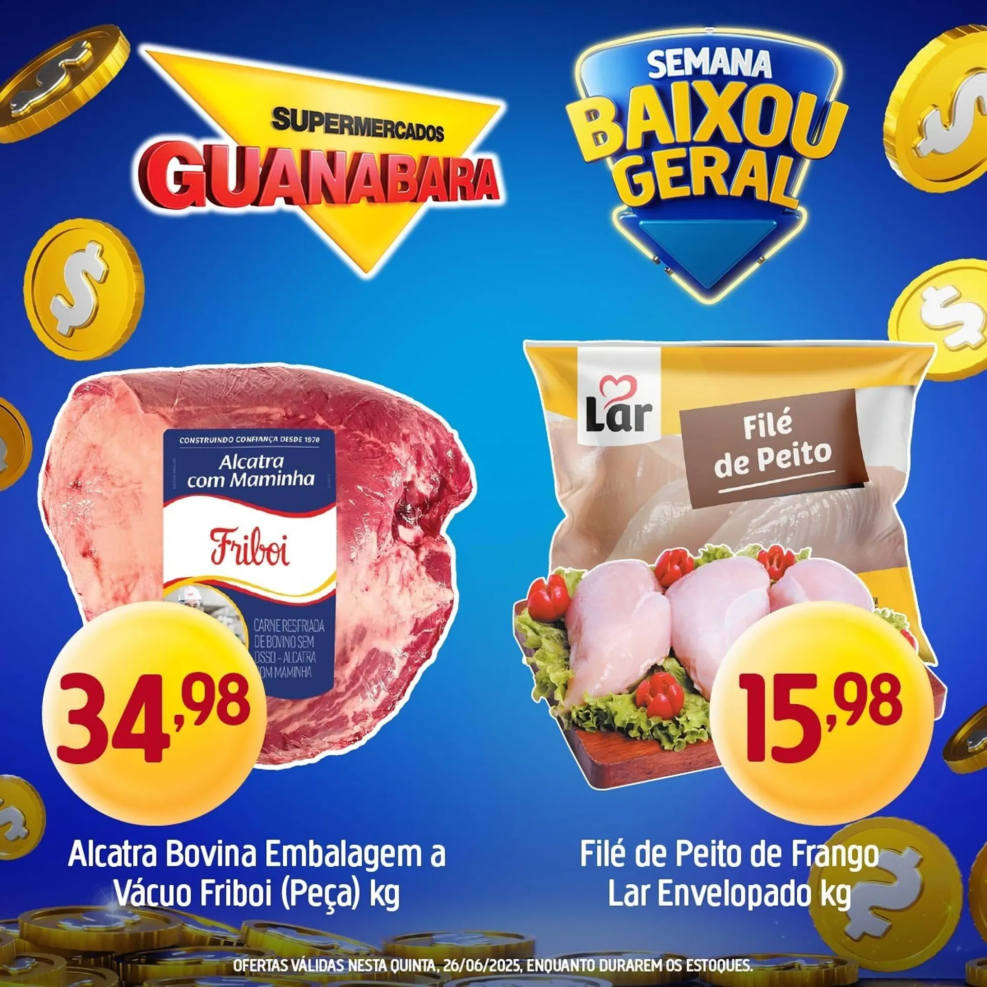 Encarte de Catálogo Supermercados Guanabara 26 de junho até 26 de junho 2025 - Pagina 1