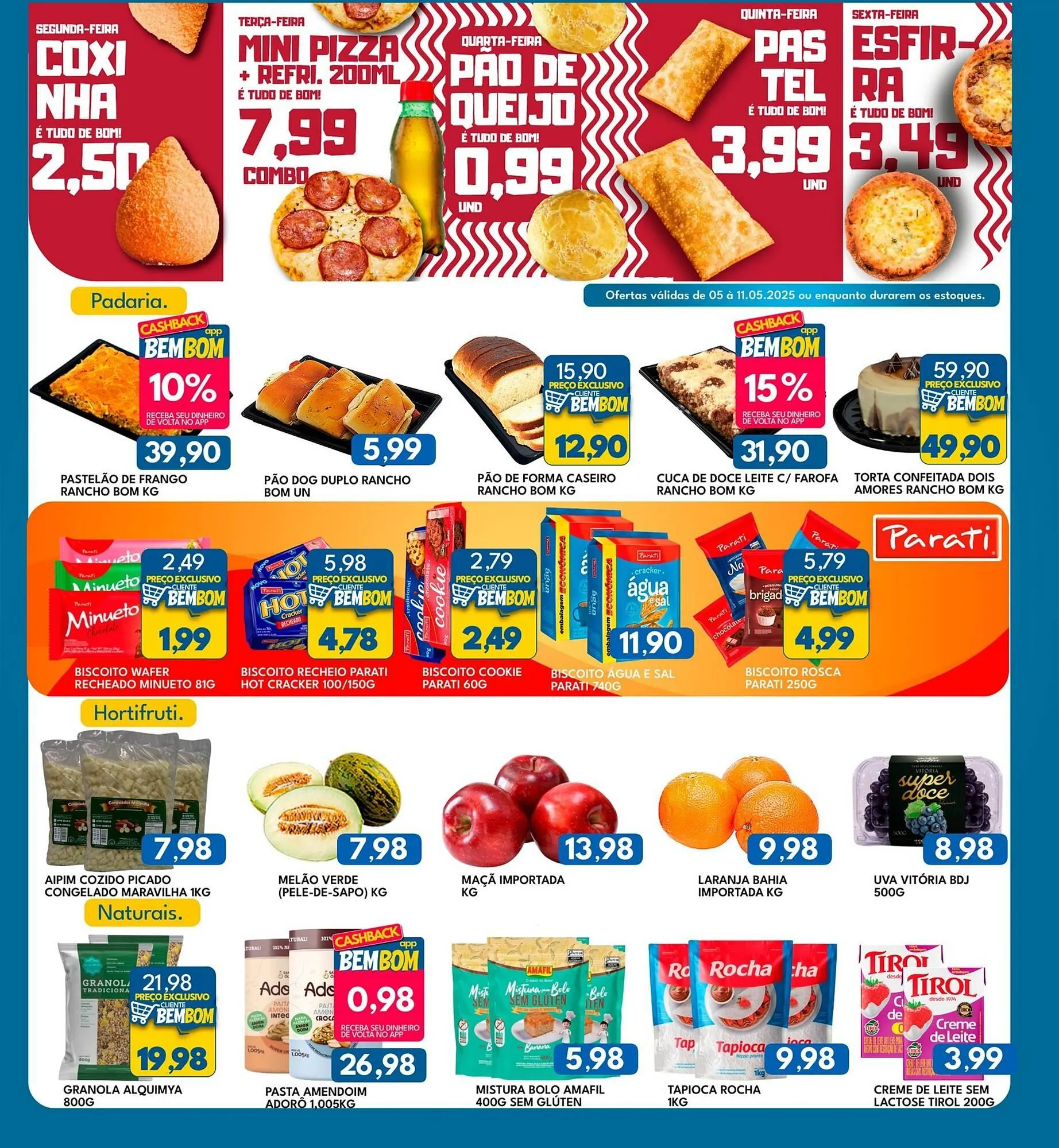 Encarte de Catálogo Rancho Bom Supermercados 5 de maio até 11 de maio 2025 - Pagina 4