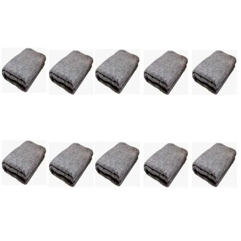 Kit 10 Cobertores Casal 170x190m - Fibran