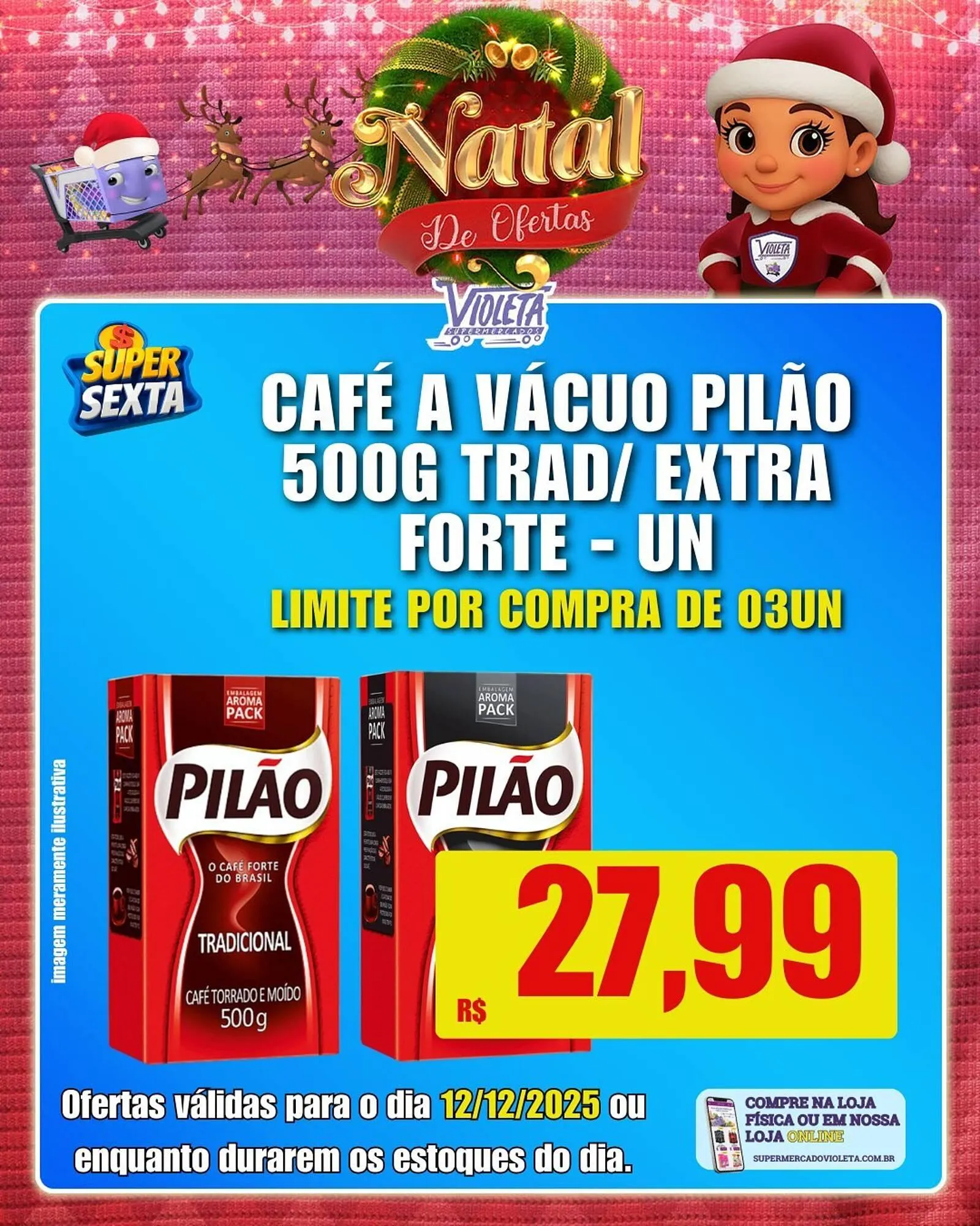 Encarte de Catálogo Violeta Supermercados 12 de dezembro até 12 de dezembro 2025 - Pagina 2
