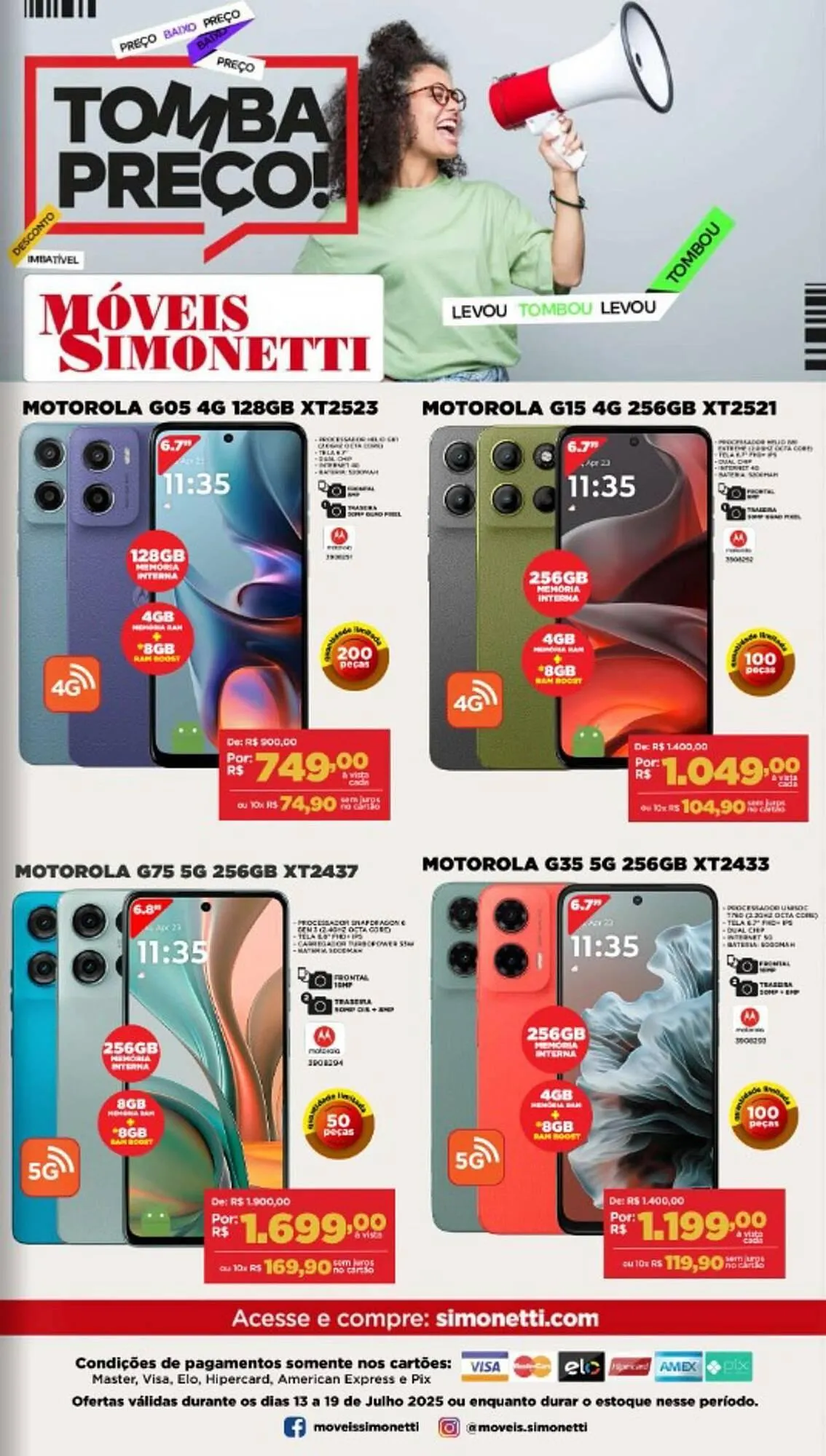 Encarte de Catálogo Móveis Simonetti 14 de julho até 19 de julho 2025 - Pagina 51