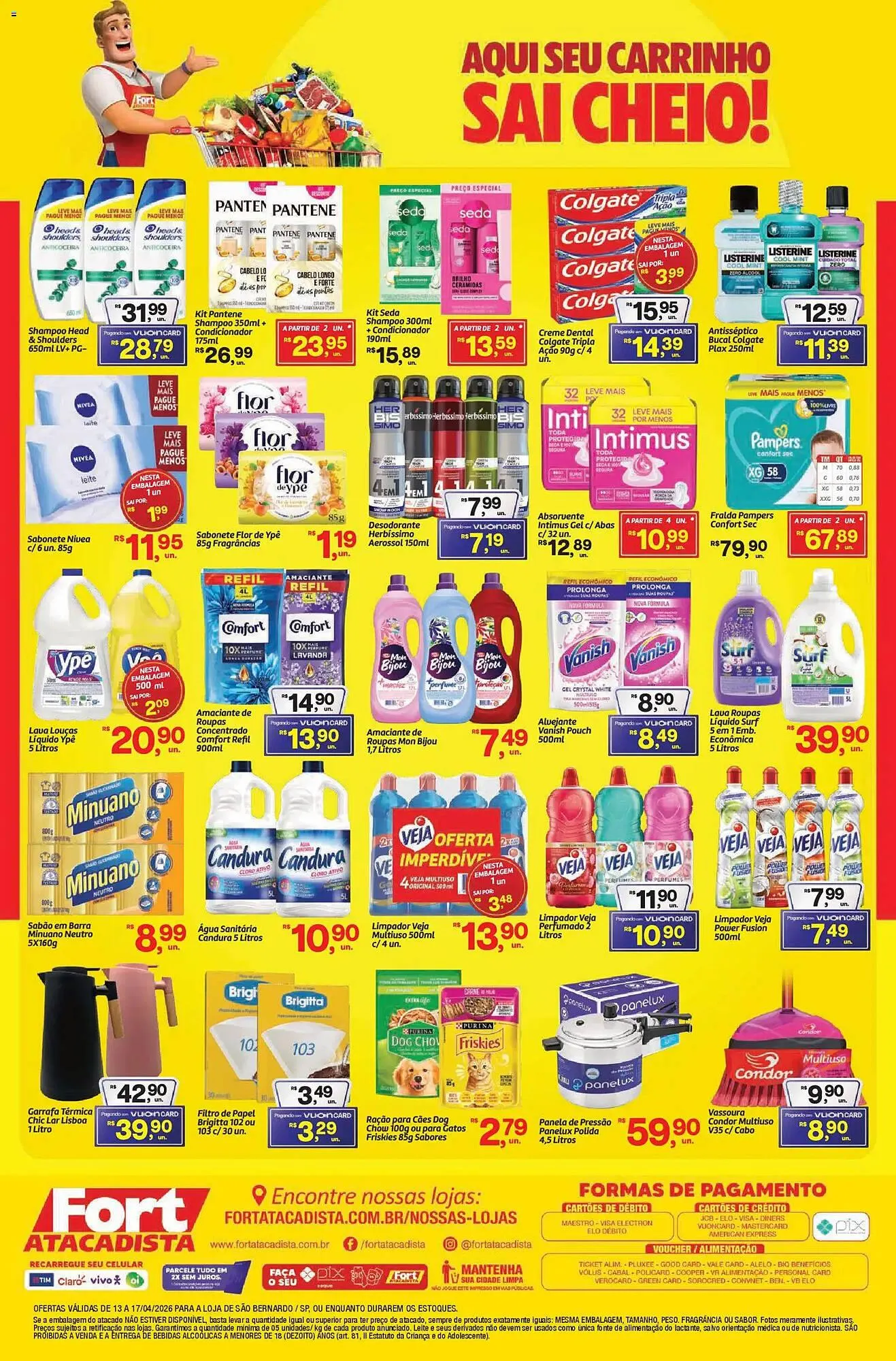 Encarte de Tabloide Fort Atacadista 13 de abril até 17 de abril 2026 - Pagina 4