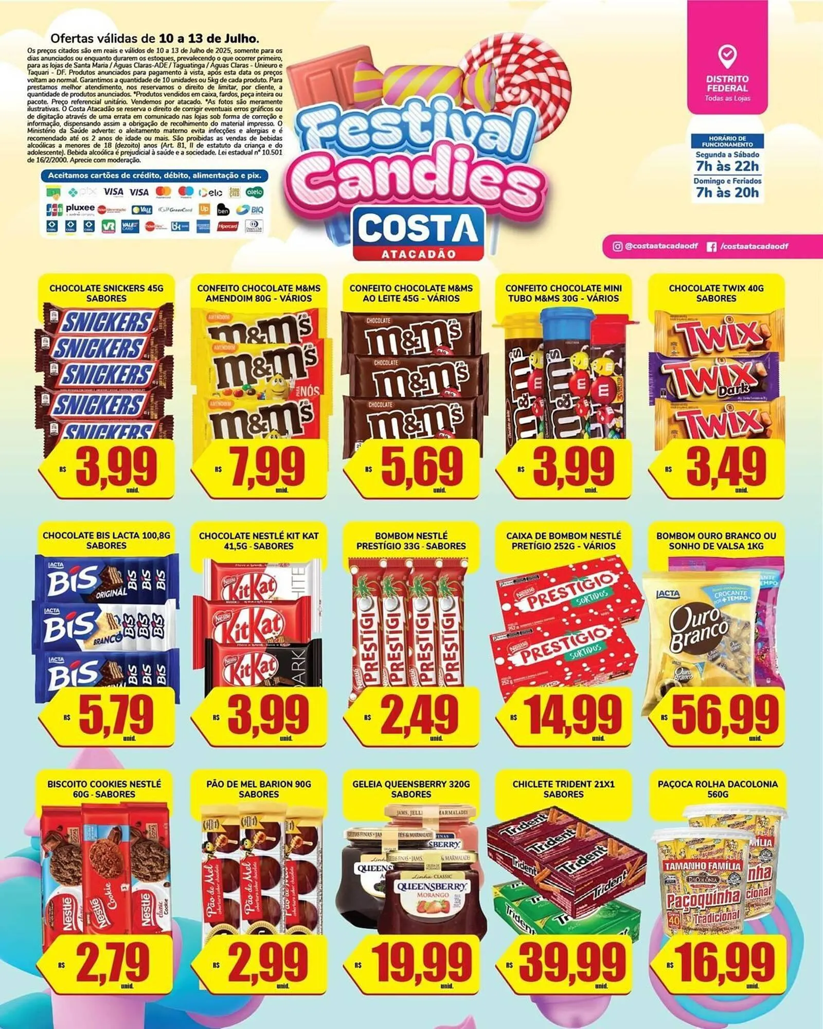 Encarte de Catálogo Costa Atacadão 10 de julho até 13 de julho 2025 - Pagina 1