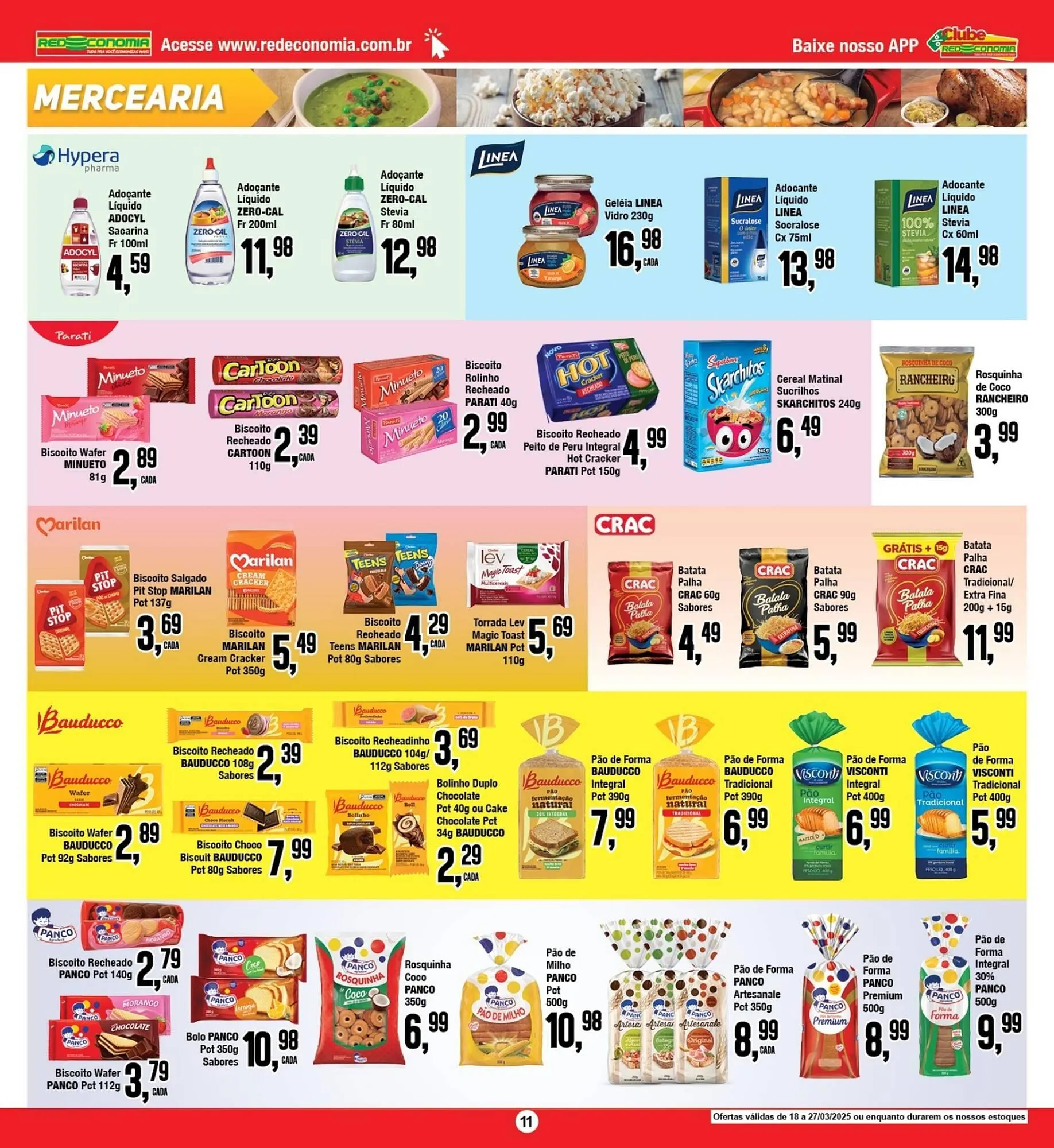 Encarte de Catálogo Rede Economia 18 de março até 27 de março 2025 - Pagina 11