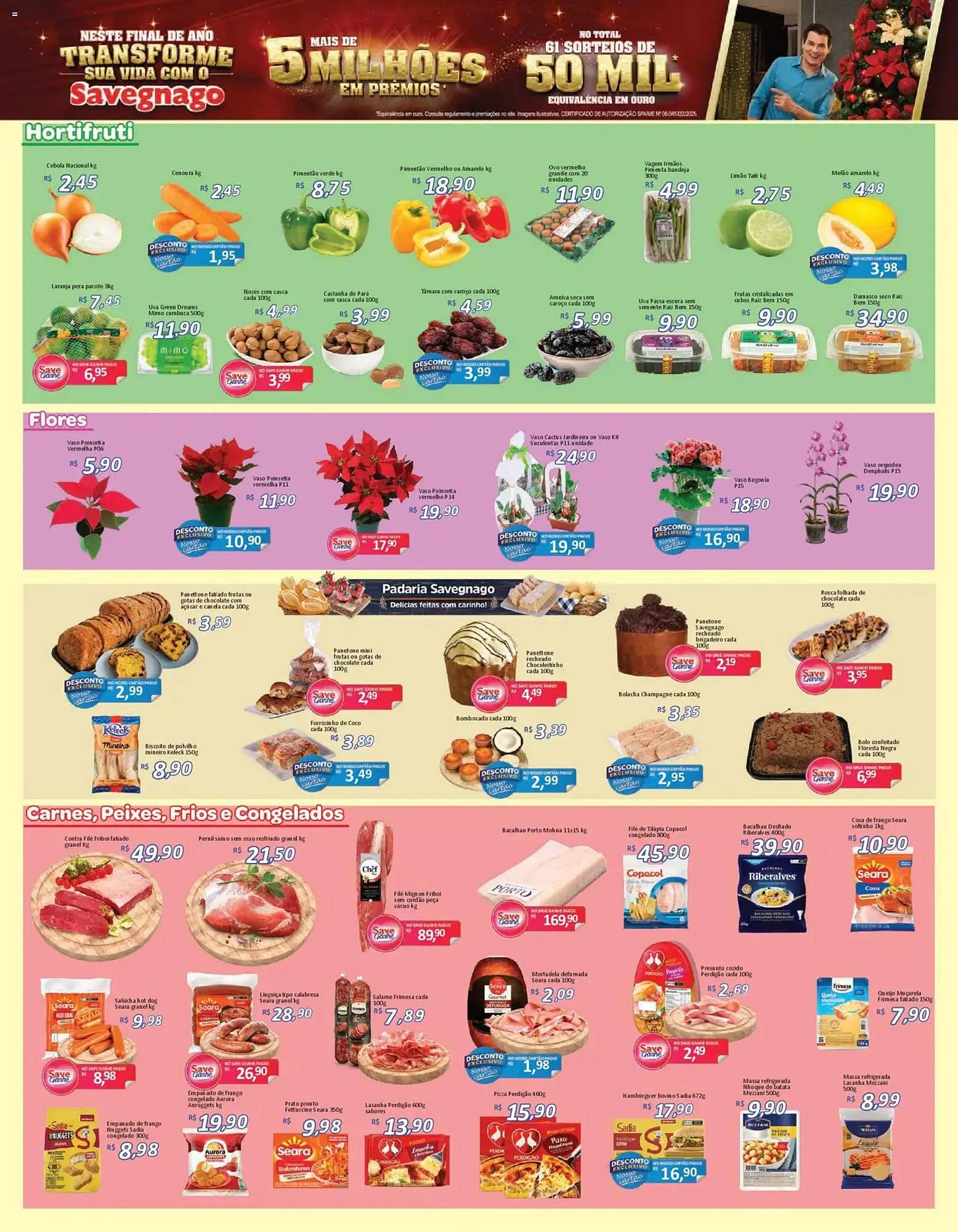 Encarte de Catálogo Supermercados Savegnago 18 de dezembro até 21 de dezembro 2025 - Pagina 2