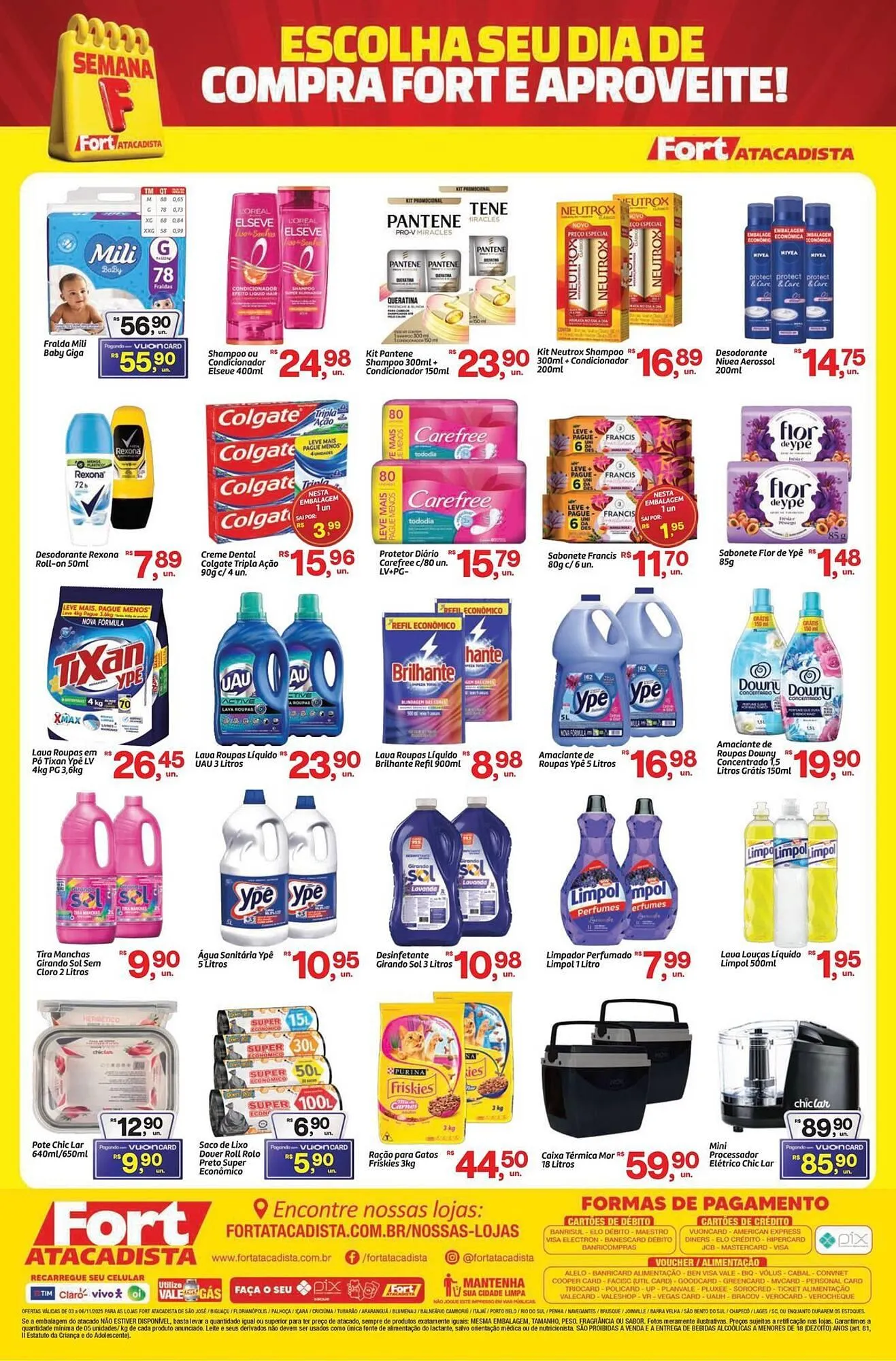 Encarte de Tabloide Fort Atacadista 3 de novembro até 6 de novembro 2025 - Pagina 4