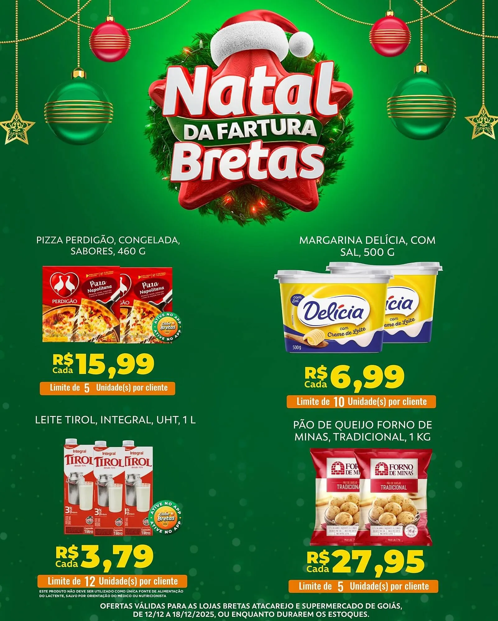 Encarte de Catálogo Supermercados Bretas 13 de dezembro até 18 de dezembro 2025 - Pagina 2