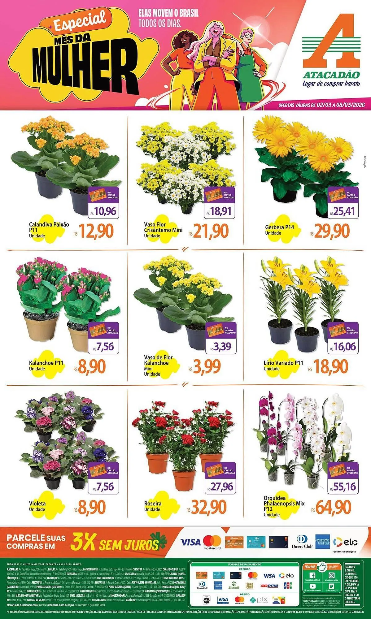 Encarte de Folheto Atacadão 2 de março até 8 de março 2026 - Pagina 1
