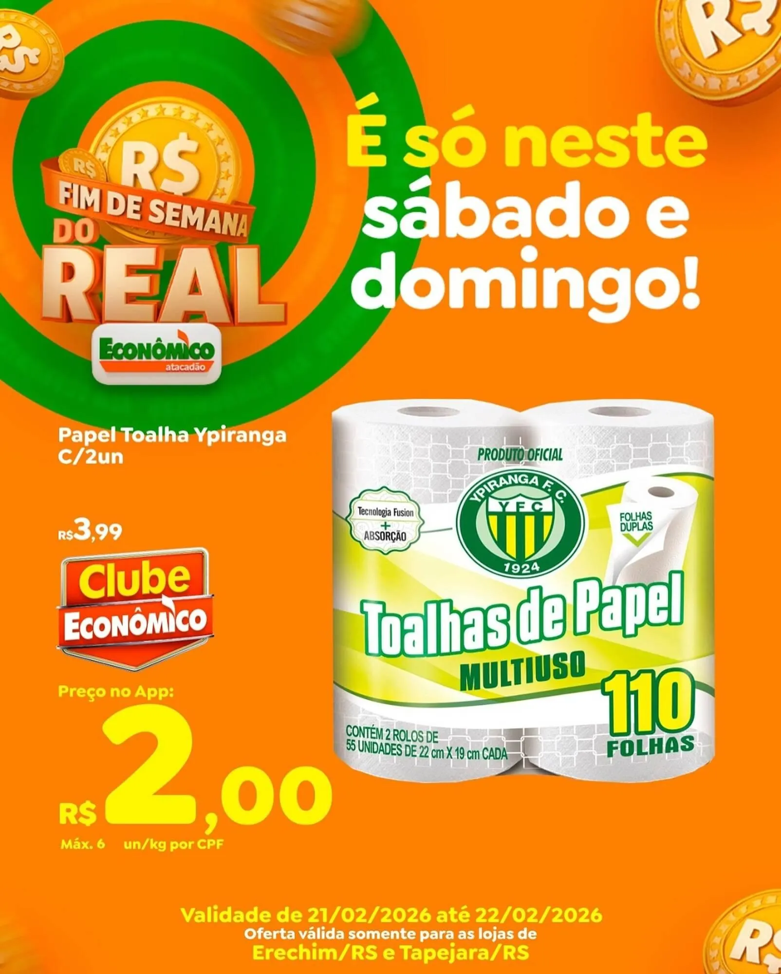 Encarte de Catálogo Econômico Atacadão 21 de fevereiro até 22 de fevereiro 2026 - Pagina 4