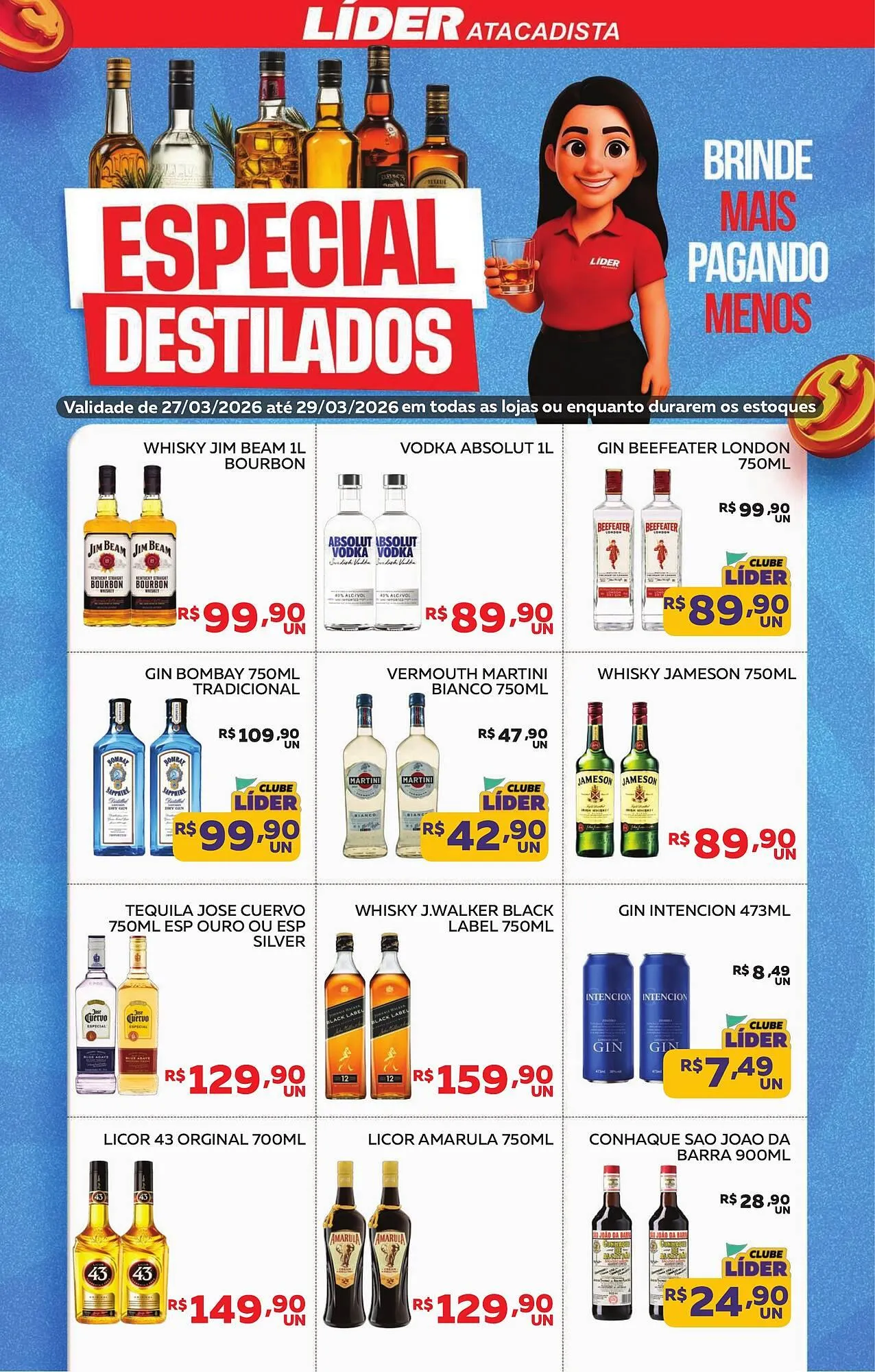 Encarte de Encarte Lider Atacadista 27 de março até 29 de março 2026 - Pagina 1