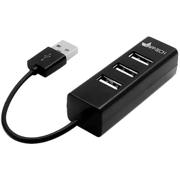 Hub usb 4 portas 2.0, preto, EU-160, App-tech - 1 UN
