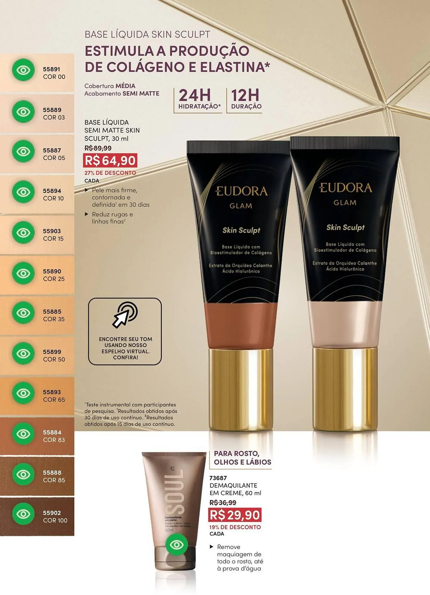 Encarte de Catálogo Eudora 1 de abril até 1 de maio 2026 - Pagina 16