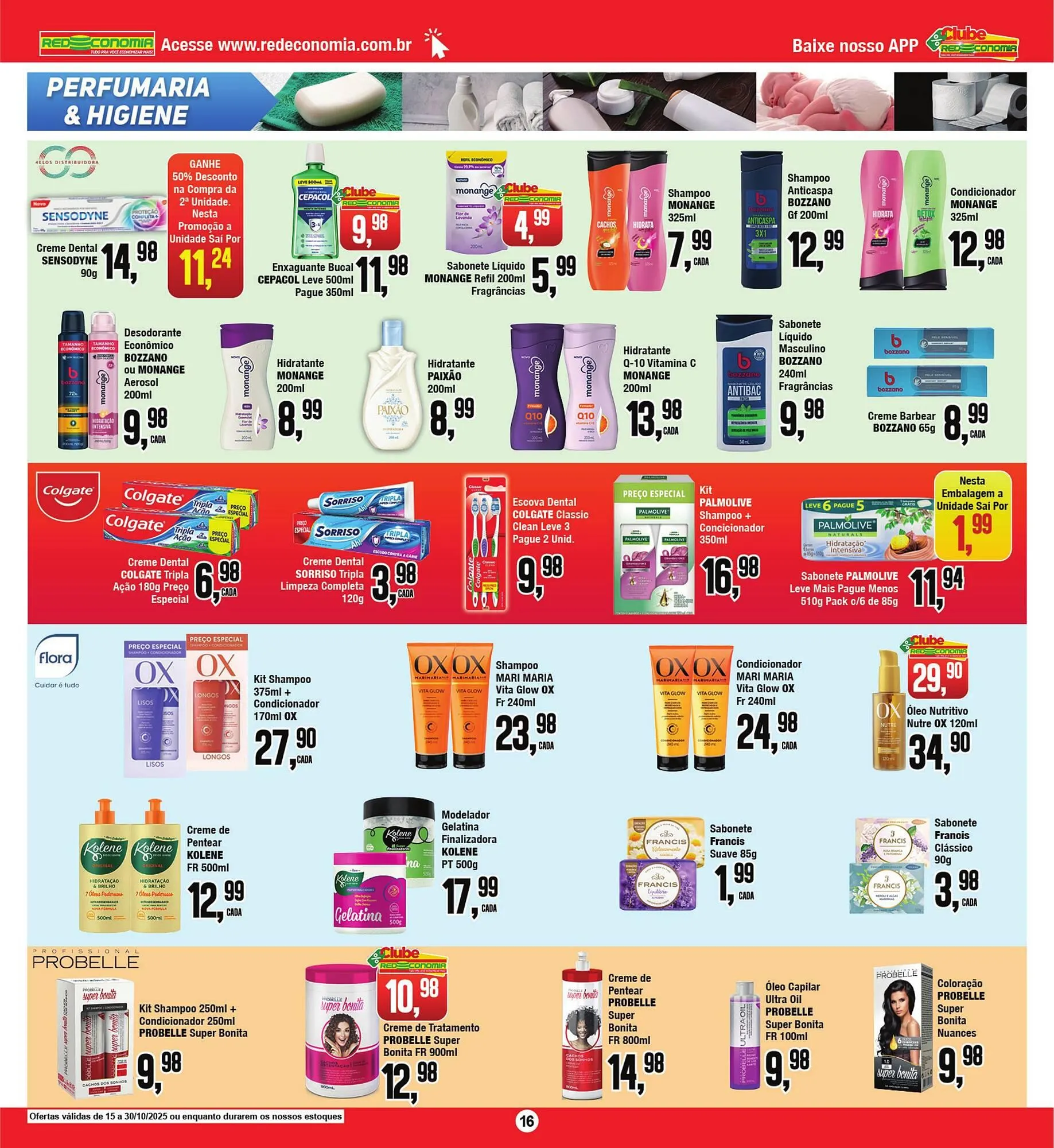 Encarte de Encarte Rede Economia 15 de outubro até 30 de outubro 2025 - Pagina 16