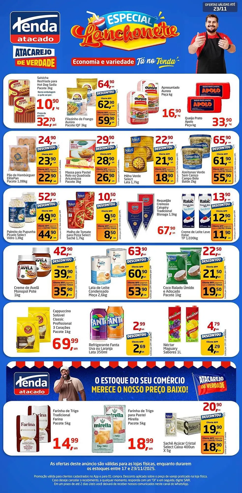 Encarte de Folheto Tenda Atacado 17 de novembro até 23 de novembro 2025 - Pagina 1