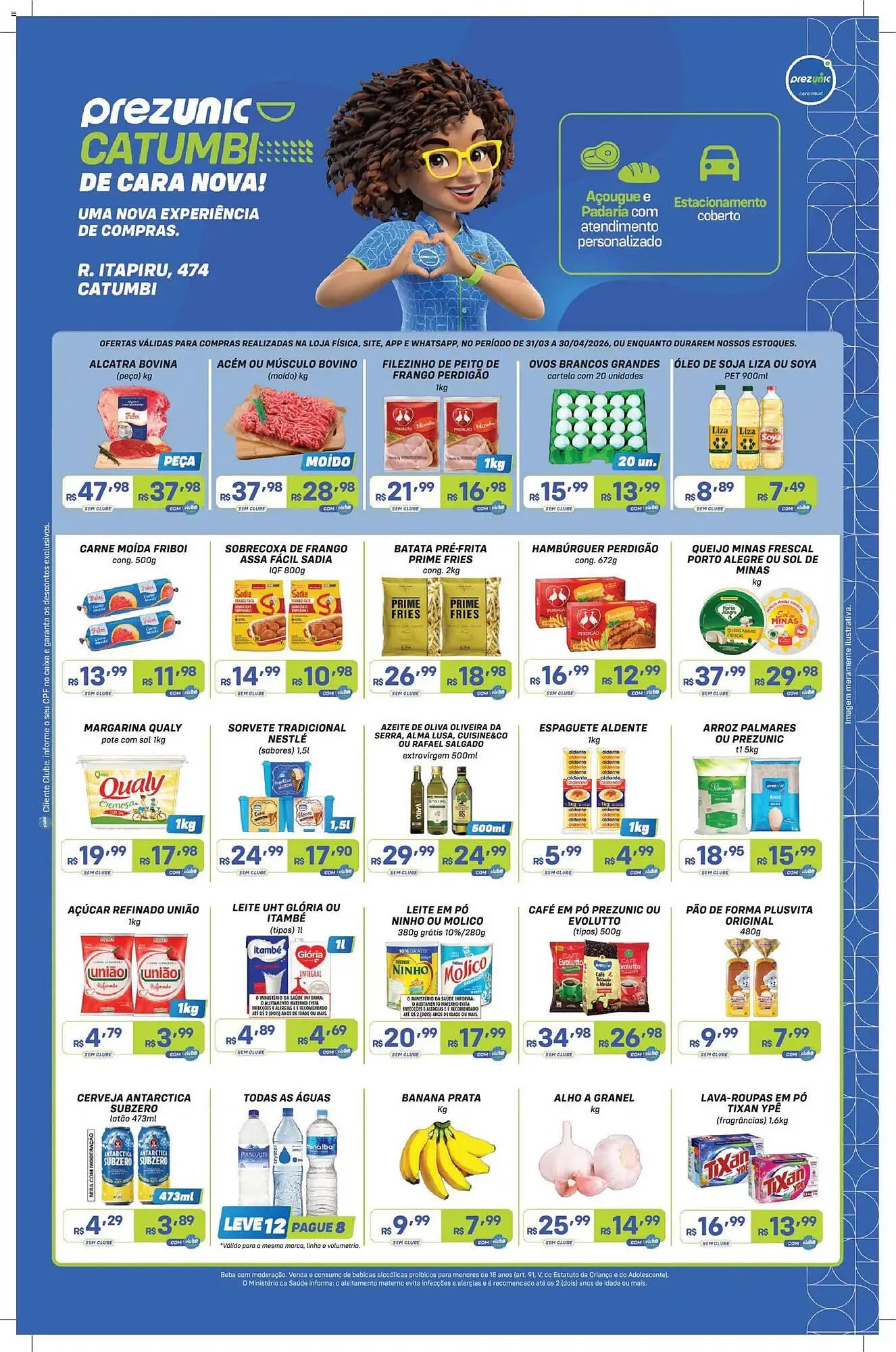 Encarte de Encarte Prezunic 31 de março até 1 de maio 2026 - Pagina 1