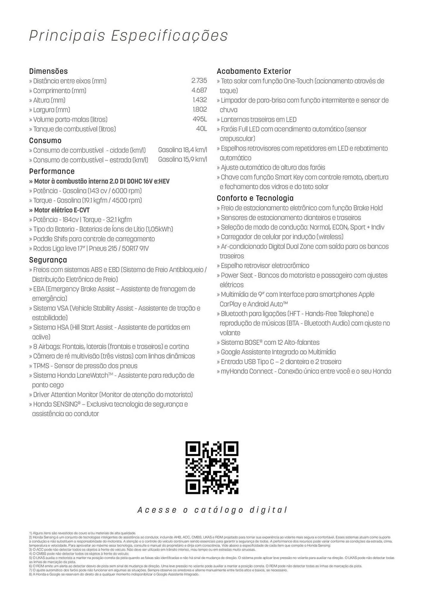 Encarte de Catálogo Honda 18 de julho até 18 de julho 2026 - Pagina 7