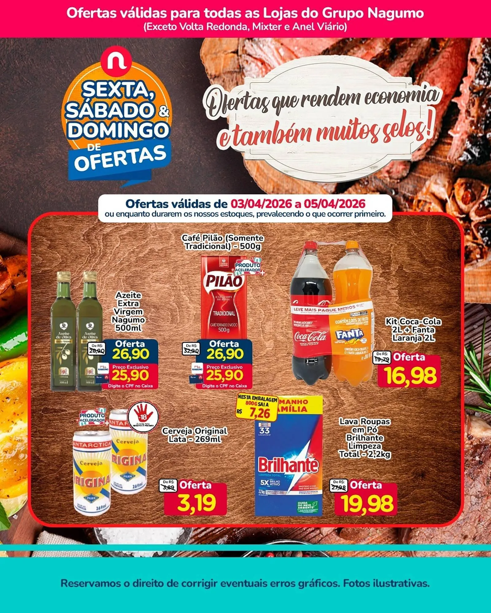 Encarte de Folheto Nagumo 4 de abril até 5 de abril 2026 - Pagina 1