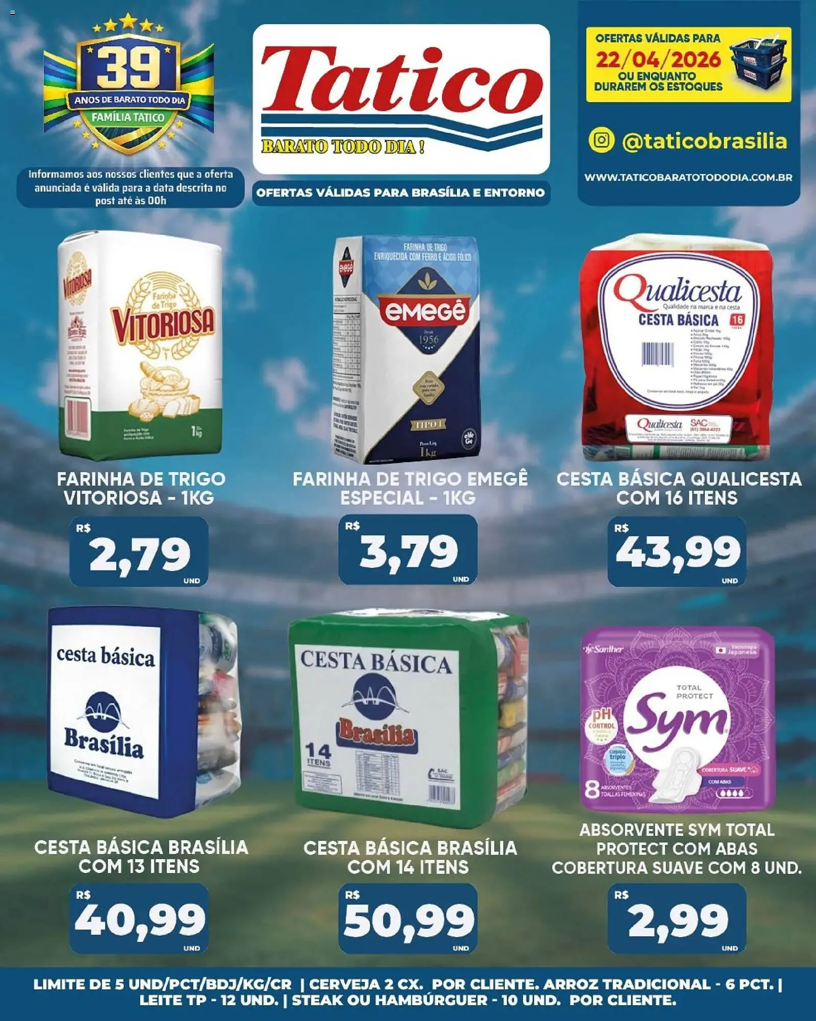 Encarte de Tabloide Tatico 22 de abril até 22 de abril 2026 - Pagina 19