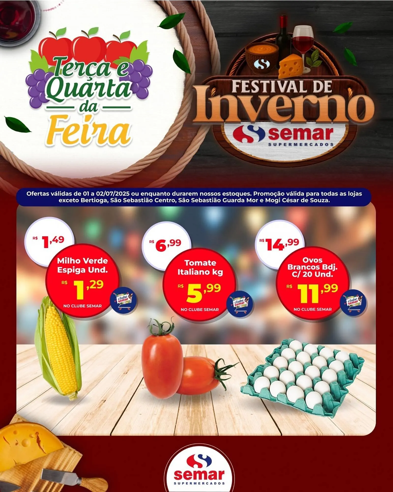 Encarte de Catálogo Semar Supermercado 30 de junho até 2 de julho 2025 - Pagina 2