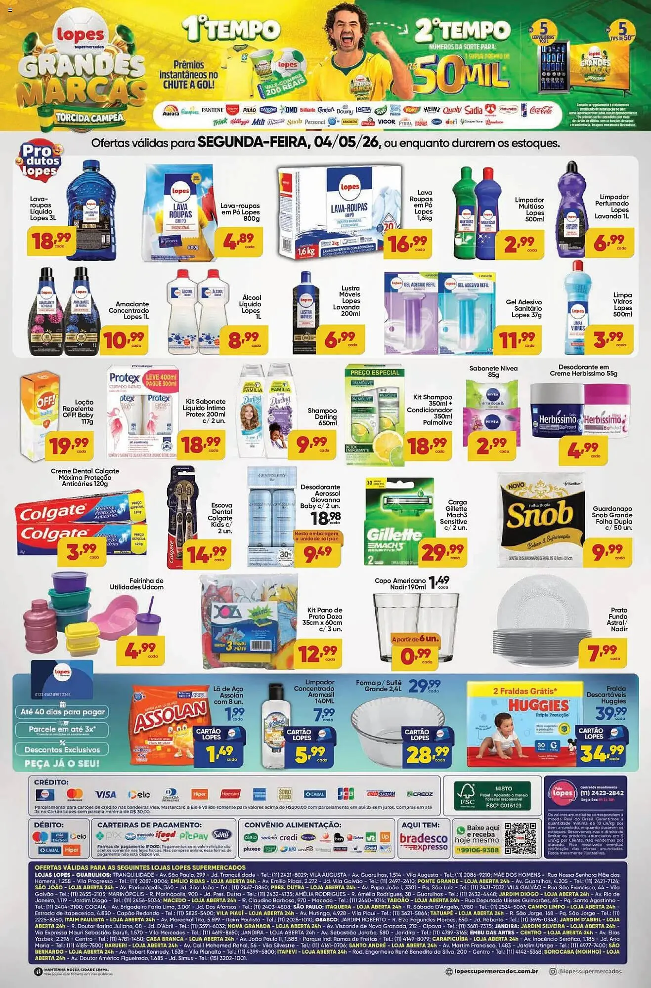 Encarte de Folheto Lopes Supermercados 4 de maio até 4 de maio 2026 - Pagina 2