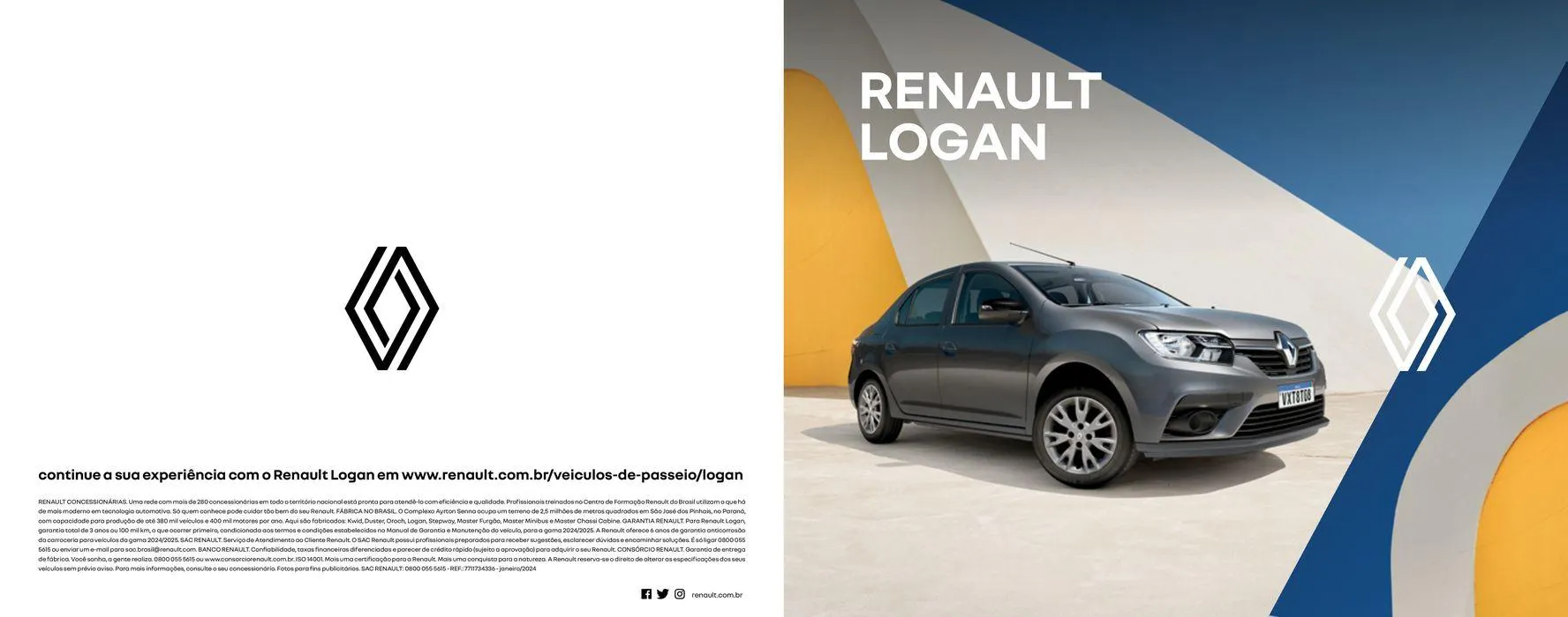 Encarte de Renault Logan 30 de janeiro até 30 de janeiro 2025 - Pagina 1