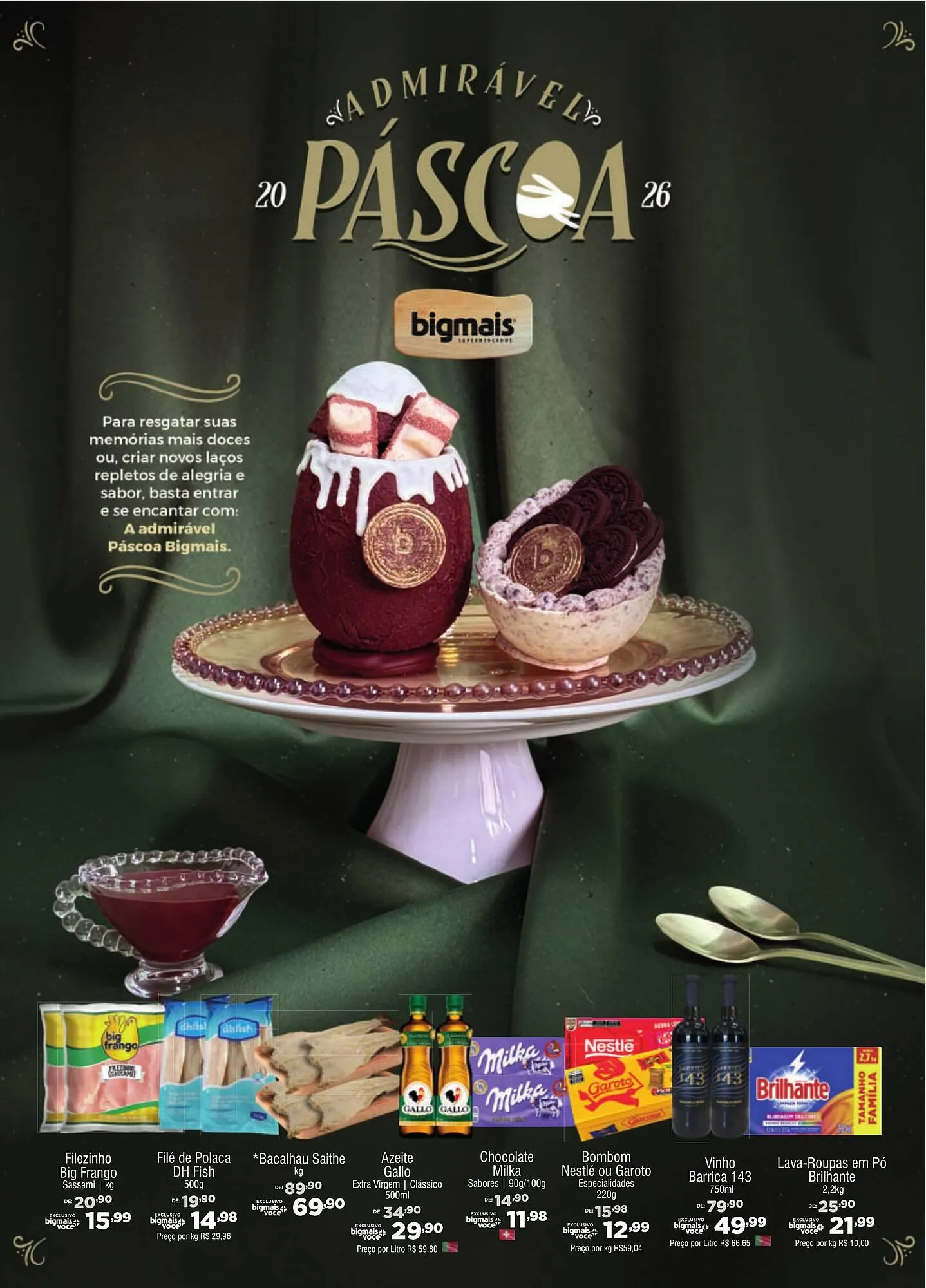 Encarte de Catálogo Big Mais Supermercados 18 de março até 7 de abril 2026 - Pagina 1