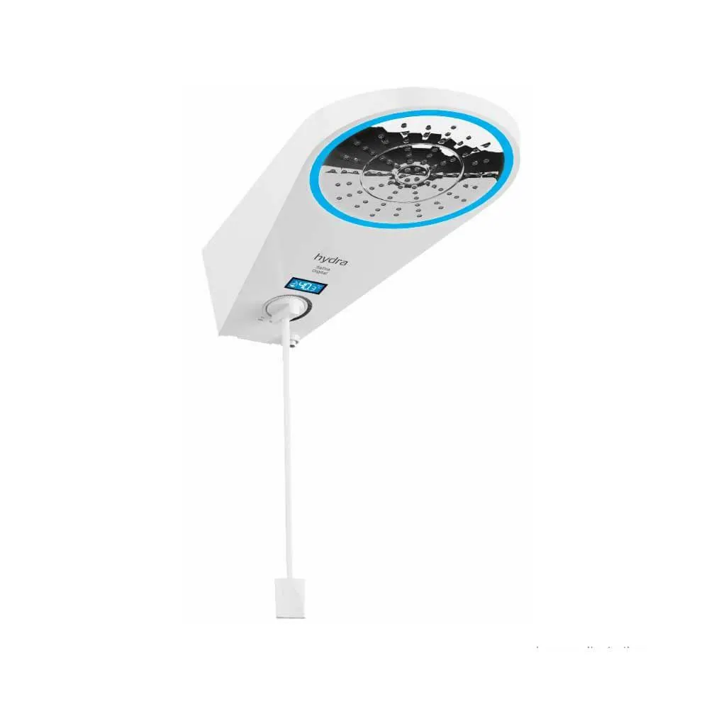 Chuveiro digital Safira multitemperatura bivolt branco Hydra Corona