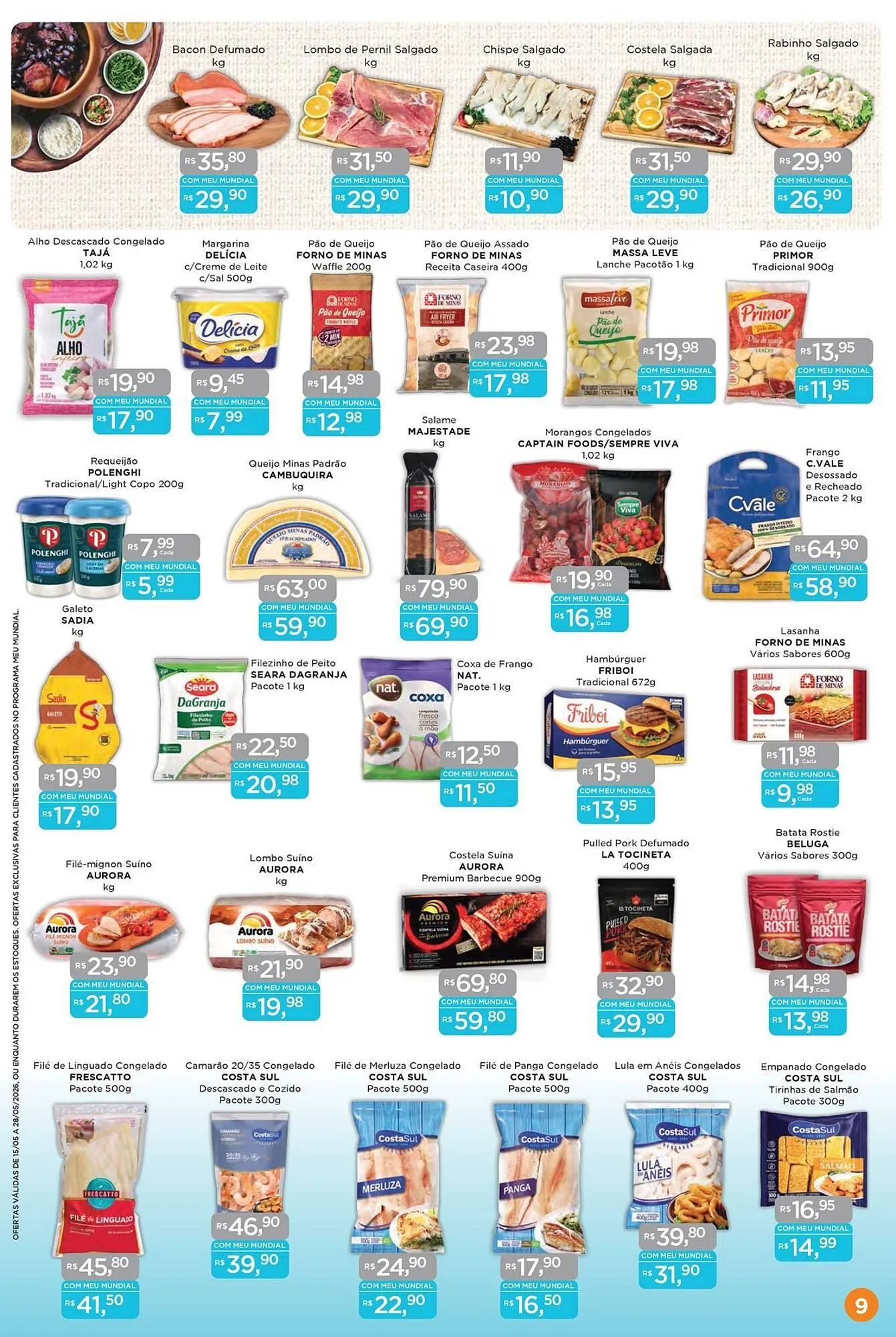 Encarte de Encarte Supermercados Mundial 16 de maio até 28 de maio 2026 - Pagina 9