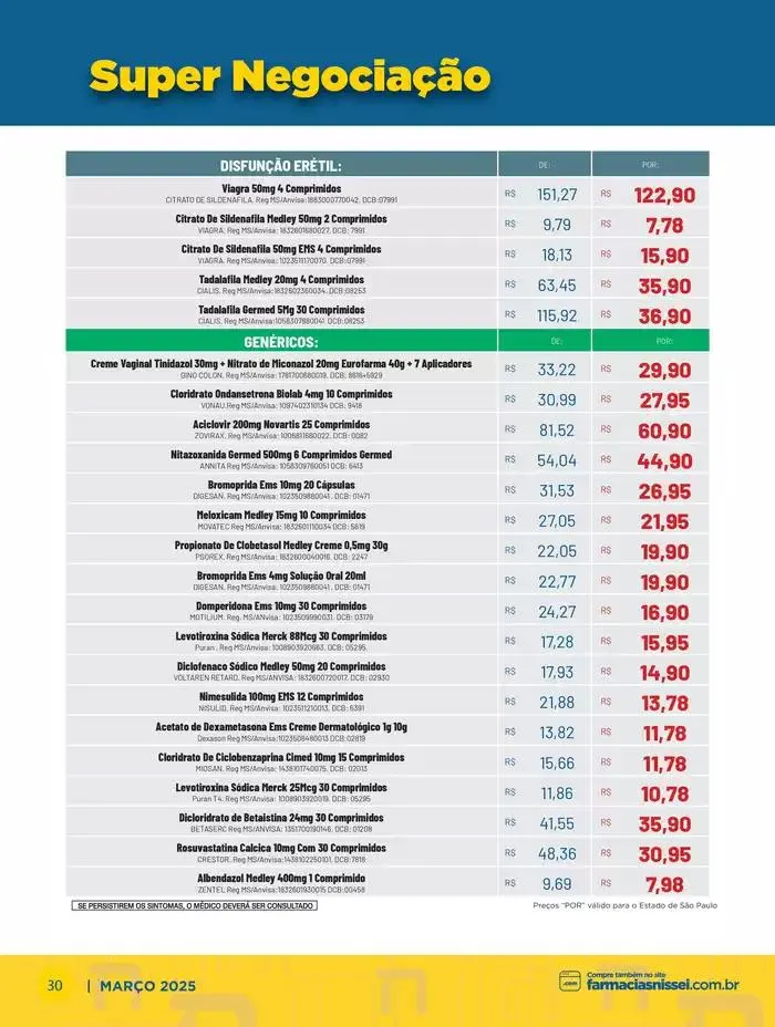 Encarte de Preços “POR” válido para o Estado de São Paulo 4 de março até 31 de março 2025 - Pagina 30
