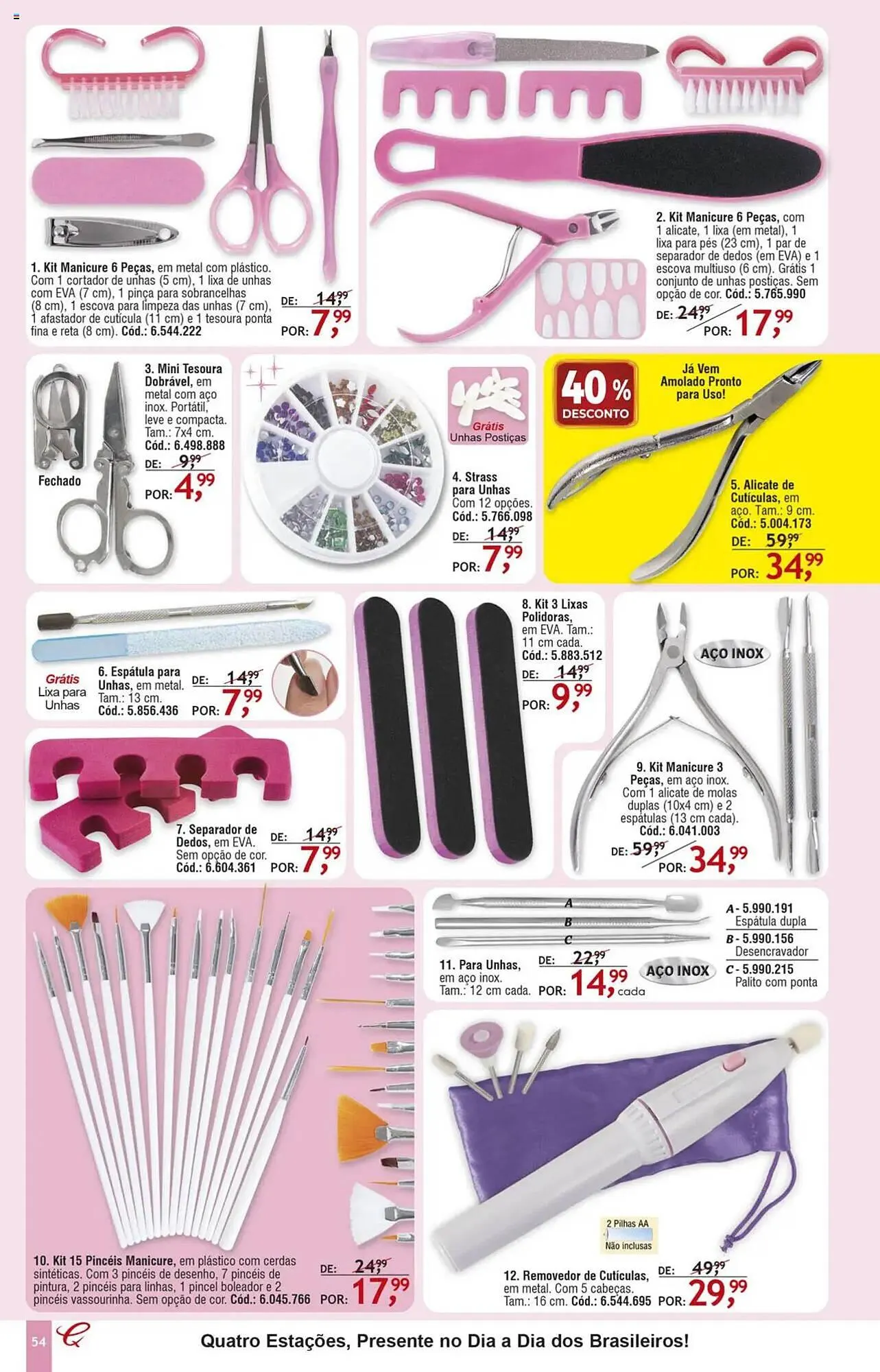 Encarte de Catálogo Quatro Estações 1 de fevereiro até 30 de abril 2025 - Pagina 50