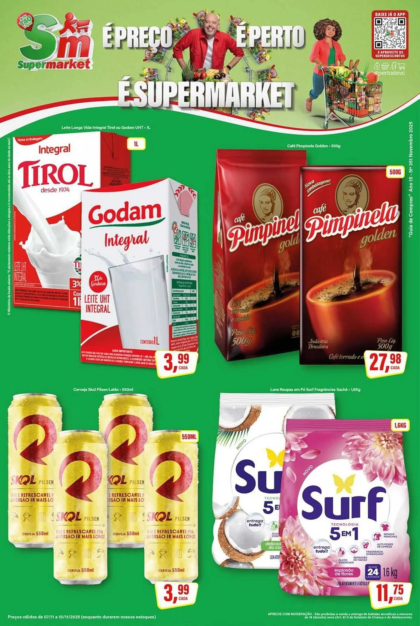 Encarte de Encarte Rede Supermarket 7 de novembro até 10 de novembro 2025 - Pagina 1
