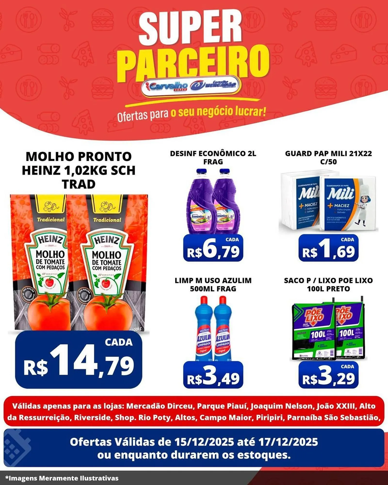 Encarte de Catálogo Carvalho Supermercado 15 de dezembro até 17 de dezembro 2025 - Pagina 3