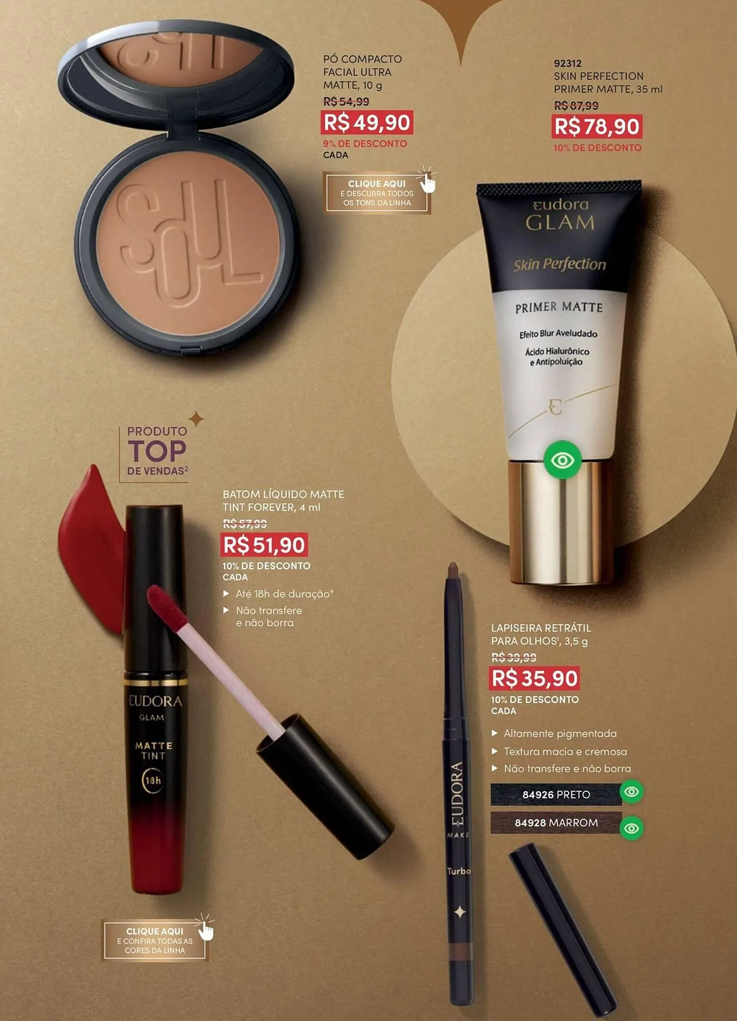 Encarte de Catálogo Eudora 1 de abril até 1 de maio 2026 - Pagina 13