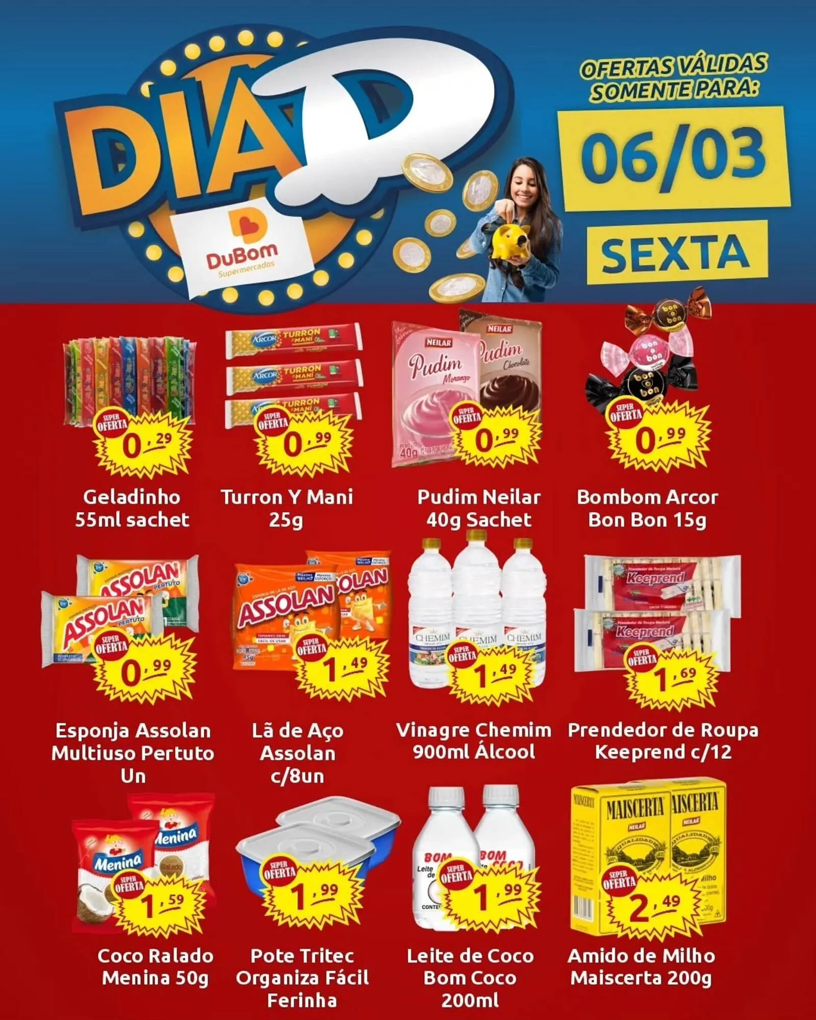 Encarte de Catálogo Dubom Supermercados 6 de março até 6 de março 2026 - Pagina 3