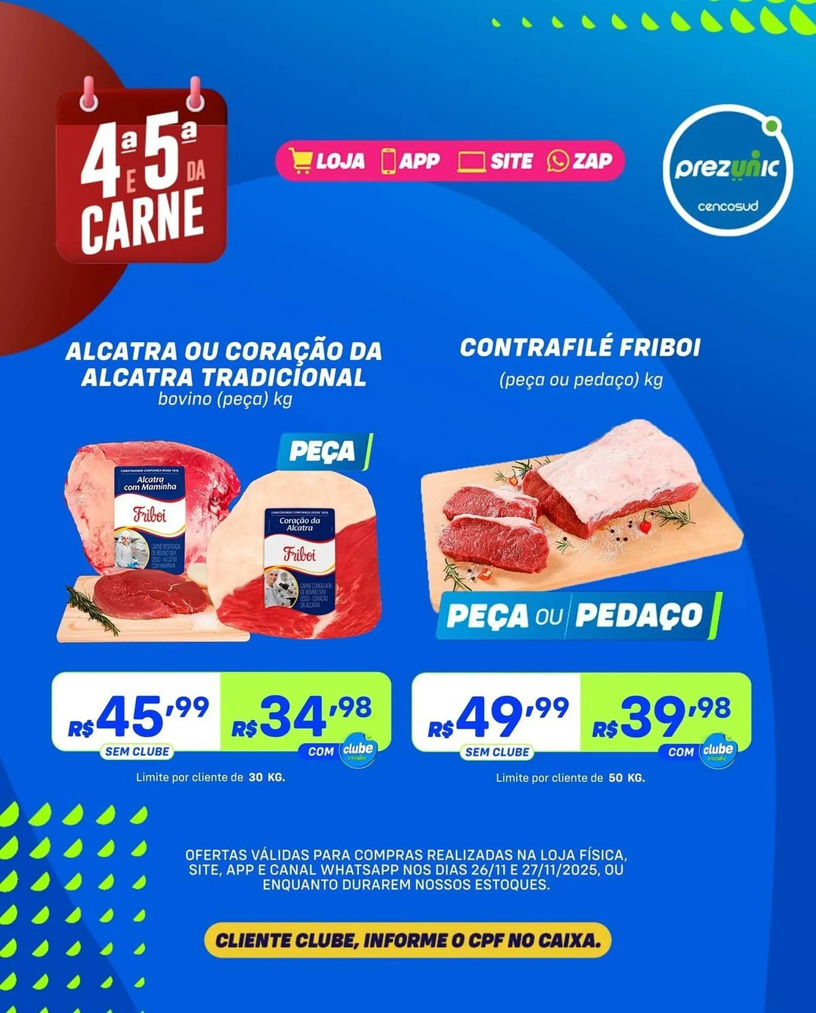 Encarte de Encarte Prezunic 26 de novembro até 27 de novembro 2025 - Pagina 2