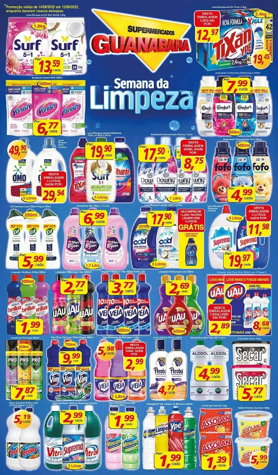 Encarte de Catálogo Supermercados Guanabara 14 de agosto até 15 de agosto 2025 - Pagina 12